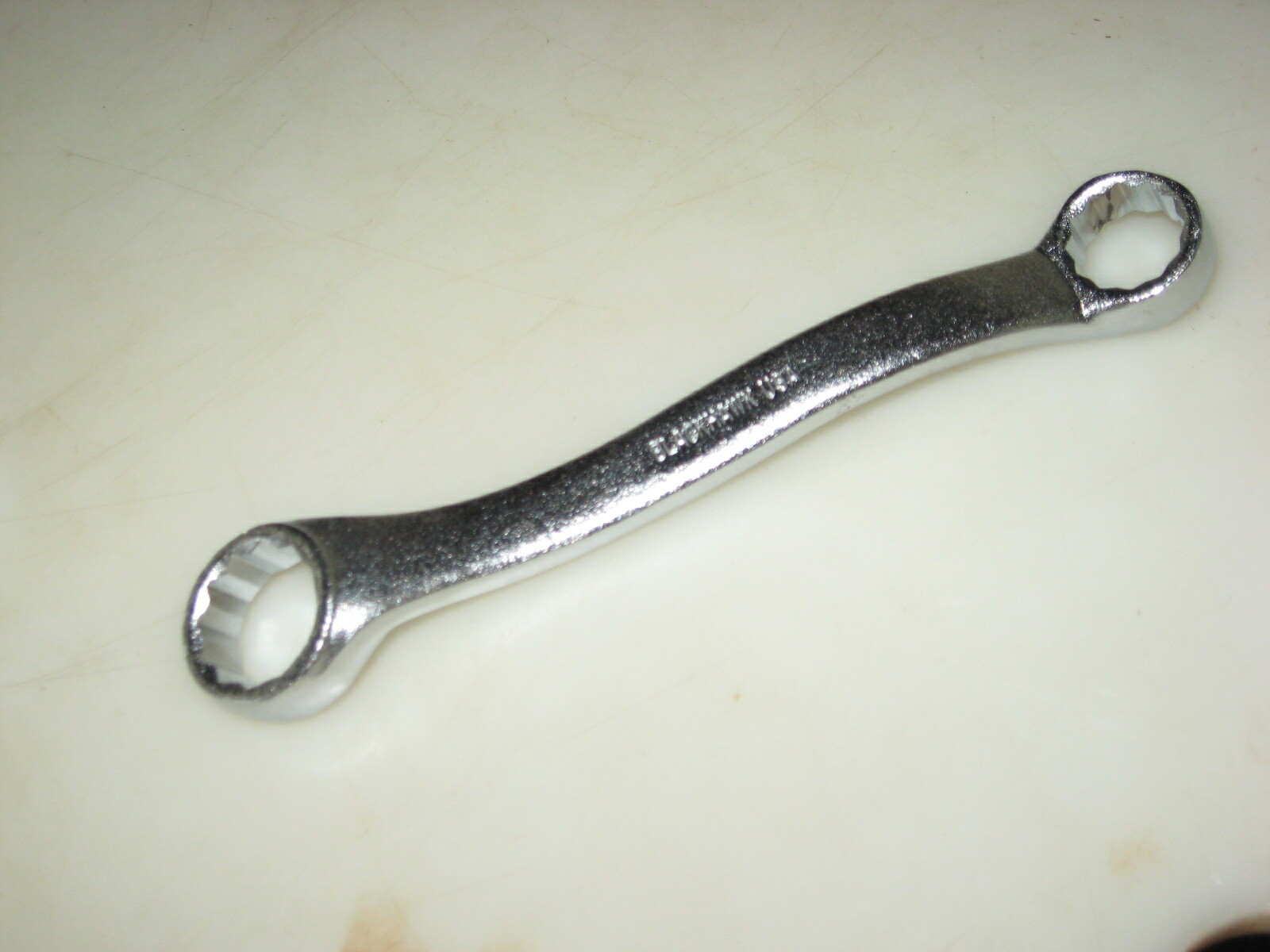 NEW 5/8″ x 3/4″ 12-pt SHORT BOX END WRENCH, 45-degree OFFSET, USA, B/H # BW-1406
