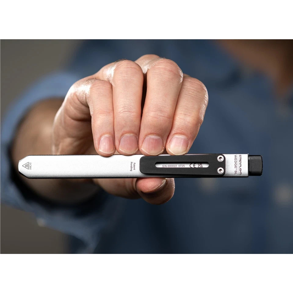 Streamlight Wedge SL 500 Lumen Rechargeable Everyday Carry Penlight – Silver