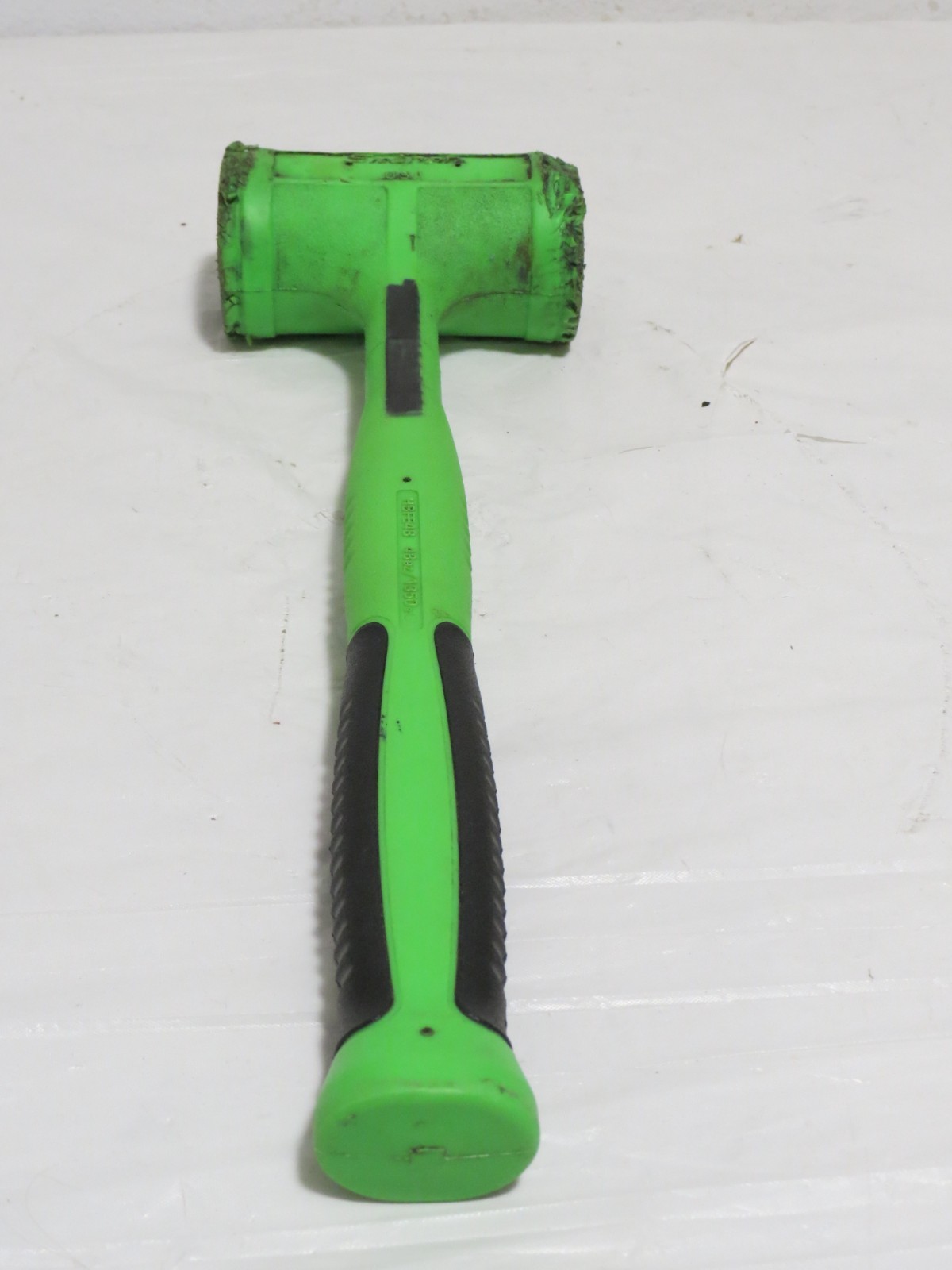 Snap-On HBFE48 Dead Blow Hammer 48 oz. USA Green 15″ Long Soft Grip Used