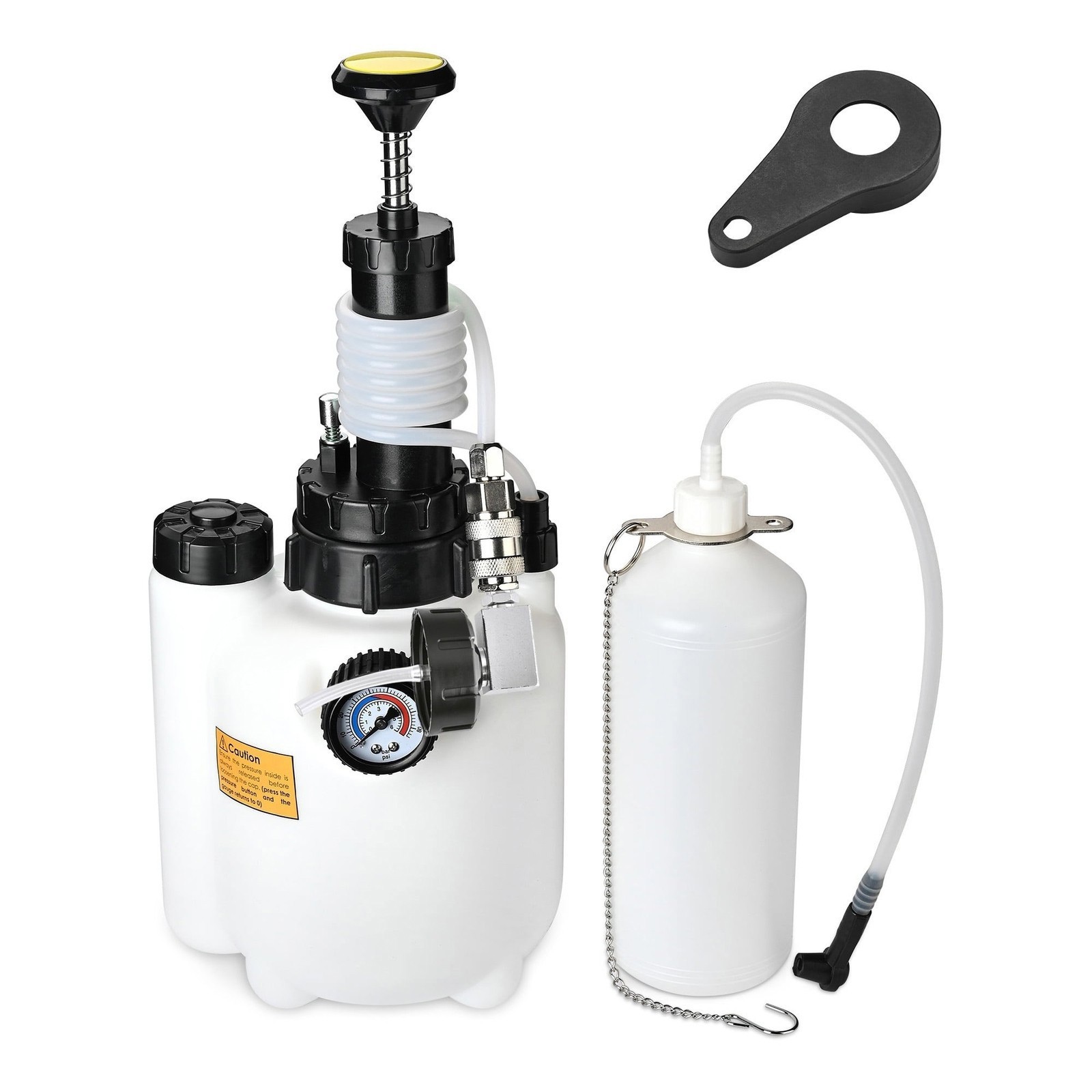 3L+1L Car Brake Bleeder Clutch Bleeding System Fluid Bleeder Tool Set Kit