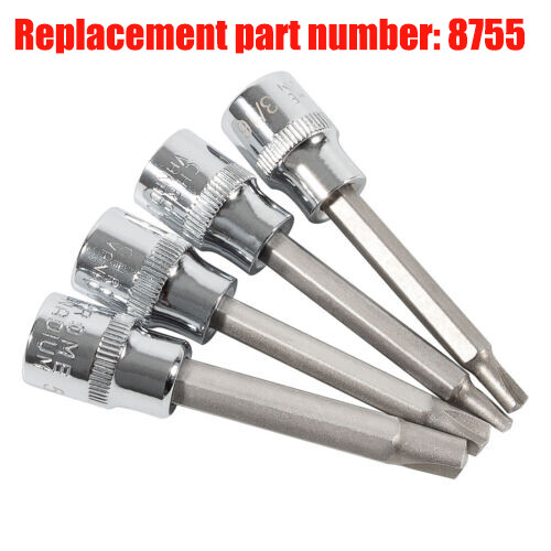 8755 Clutch Head Bit Socket Set Screws on Older Chevy Cars and Trucks 4PCS