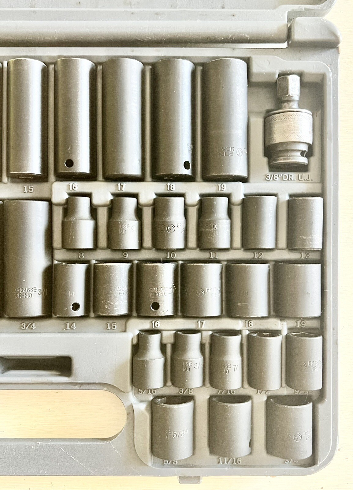 Matco Silver Eagle SBPSE436P 43 Piece Impact Socket Set *Excellent Condition!