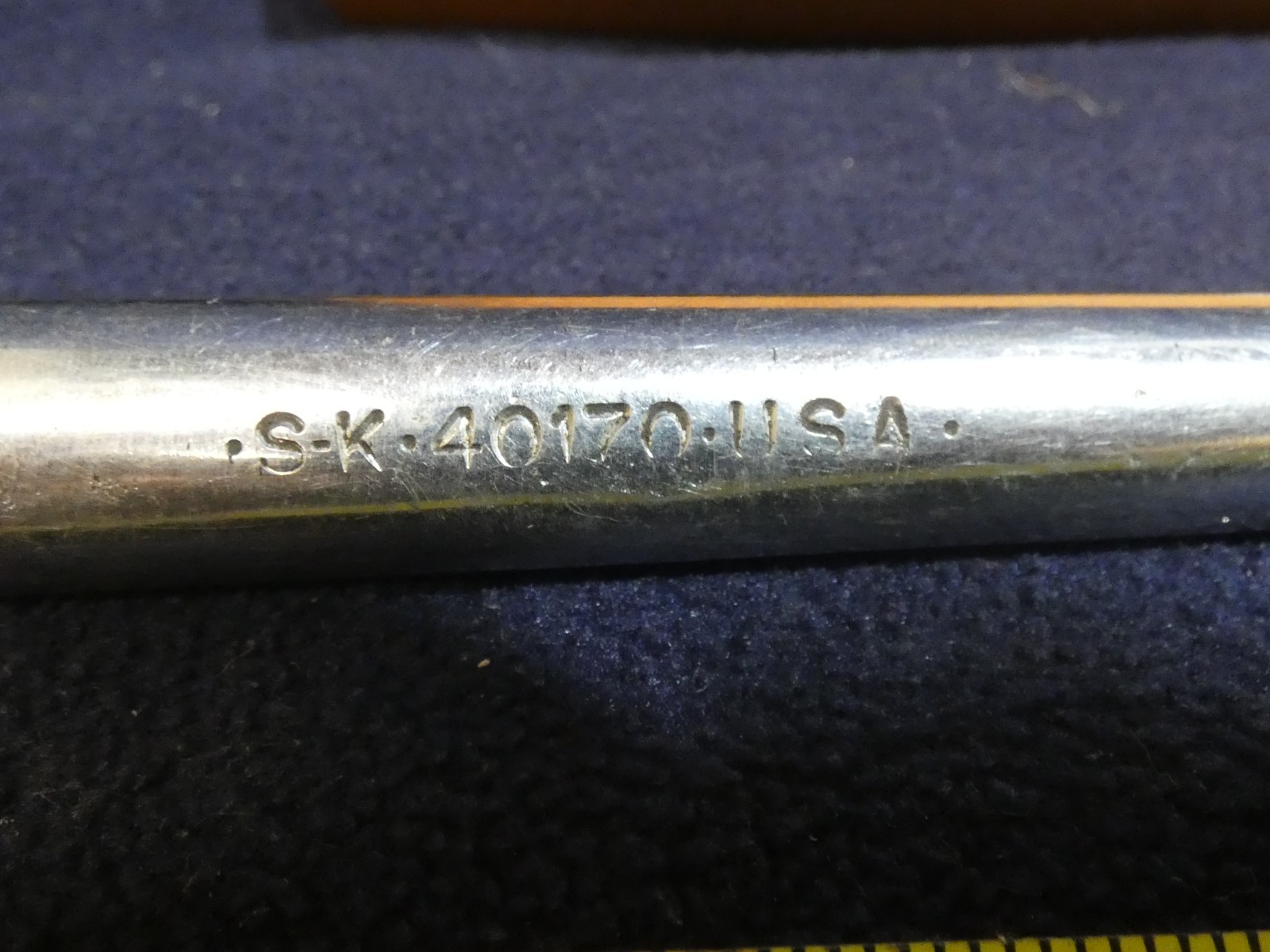 Vintage SK Tools 40170 1/2″ Drive Long Ratchet 15″ Reversible Round Head USA #BS