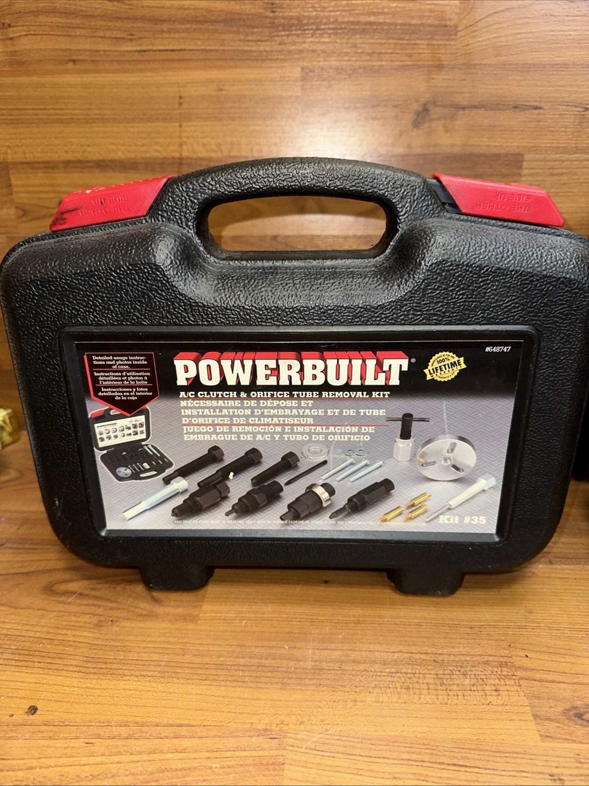 Powerbuilt, A/C Clutch Removal Kit, Model # 648747 Missing 1 Office Tool