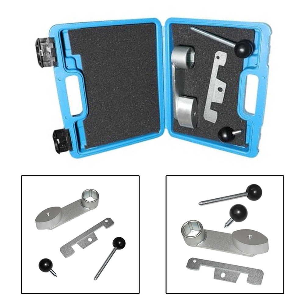 Professional Blue Metal Timing Tools for Porsche Vehicles 20.5×24.5x5cm