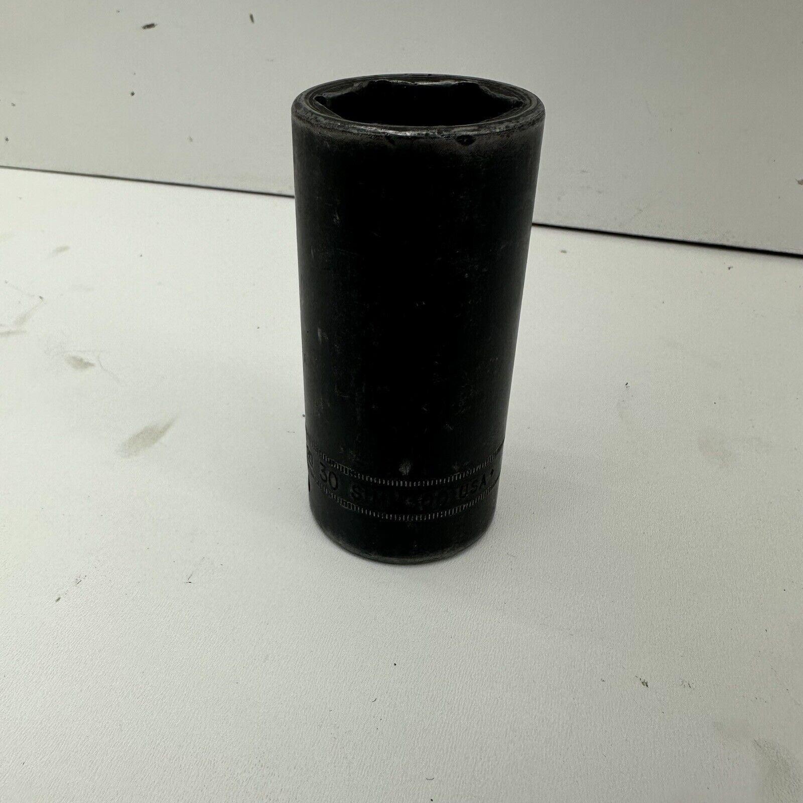 Snap-on Tools USA 1/2″ Drive 30mm Metric DEEP 6 Point Impact Socket SIMM300 🔥🔥