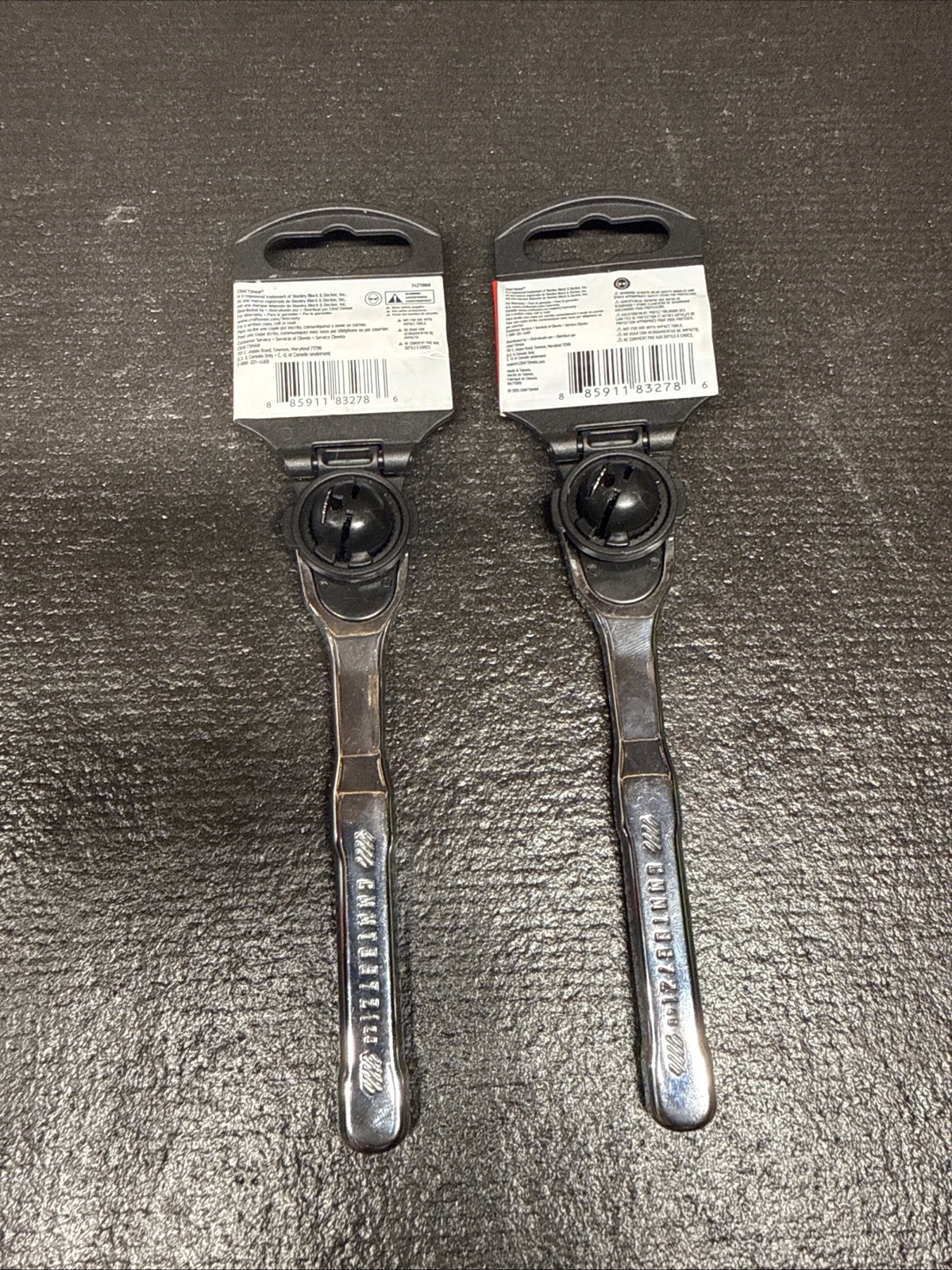 LOT OF 2 NEW Craftsman CMMT86721 Ratchet 1/4 Inch Drive 72 Tooth Quick Release