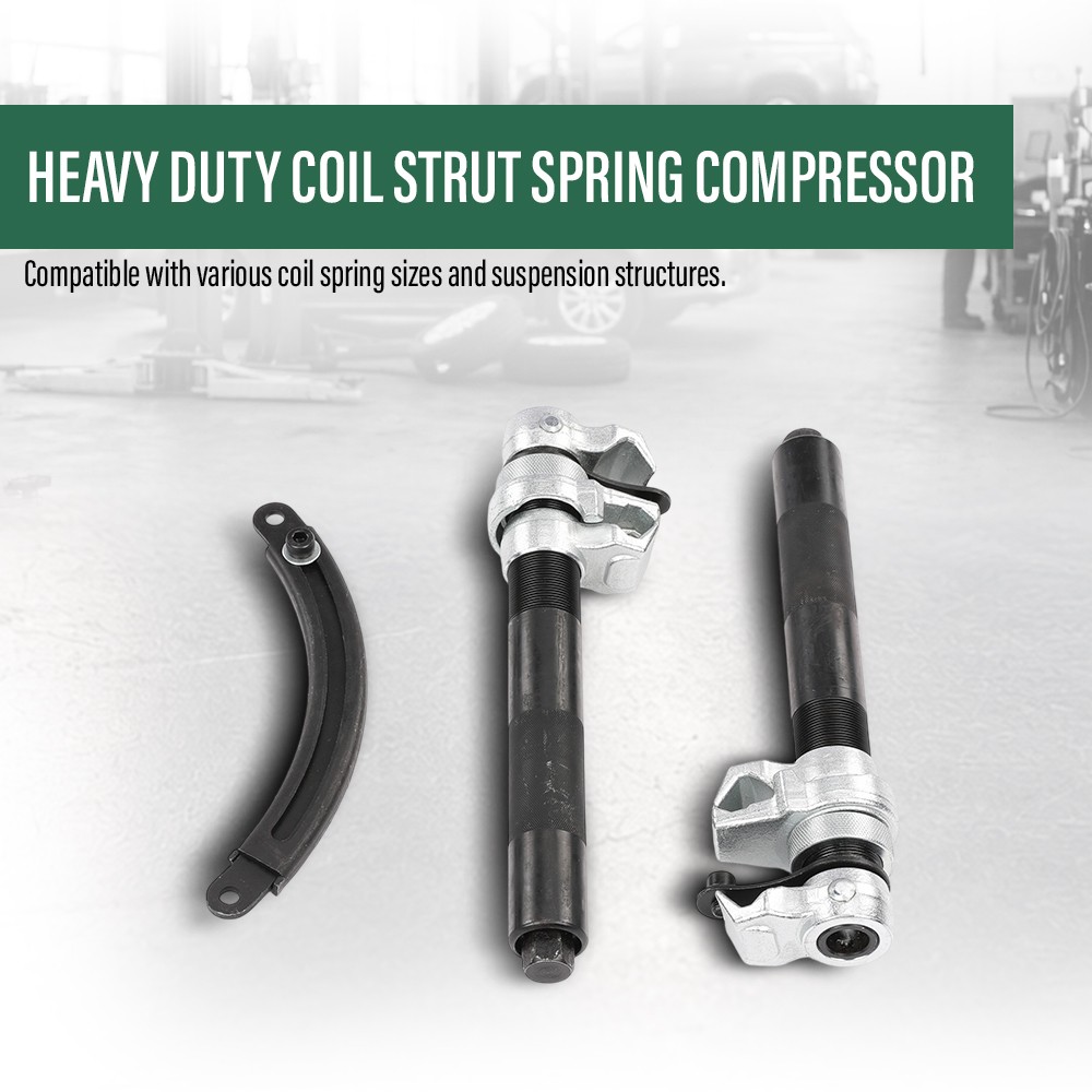 Heavy Duty Coil Spring Compressor Strut Remover Installer Tool Suspension 3pcs