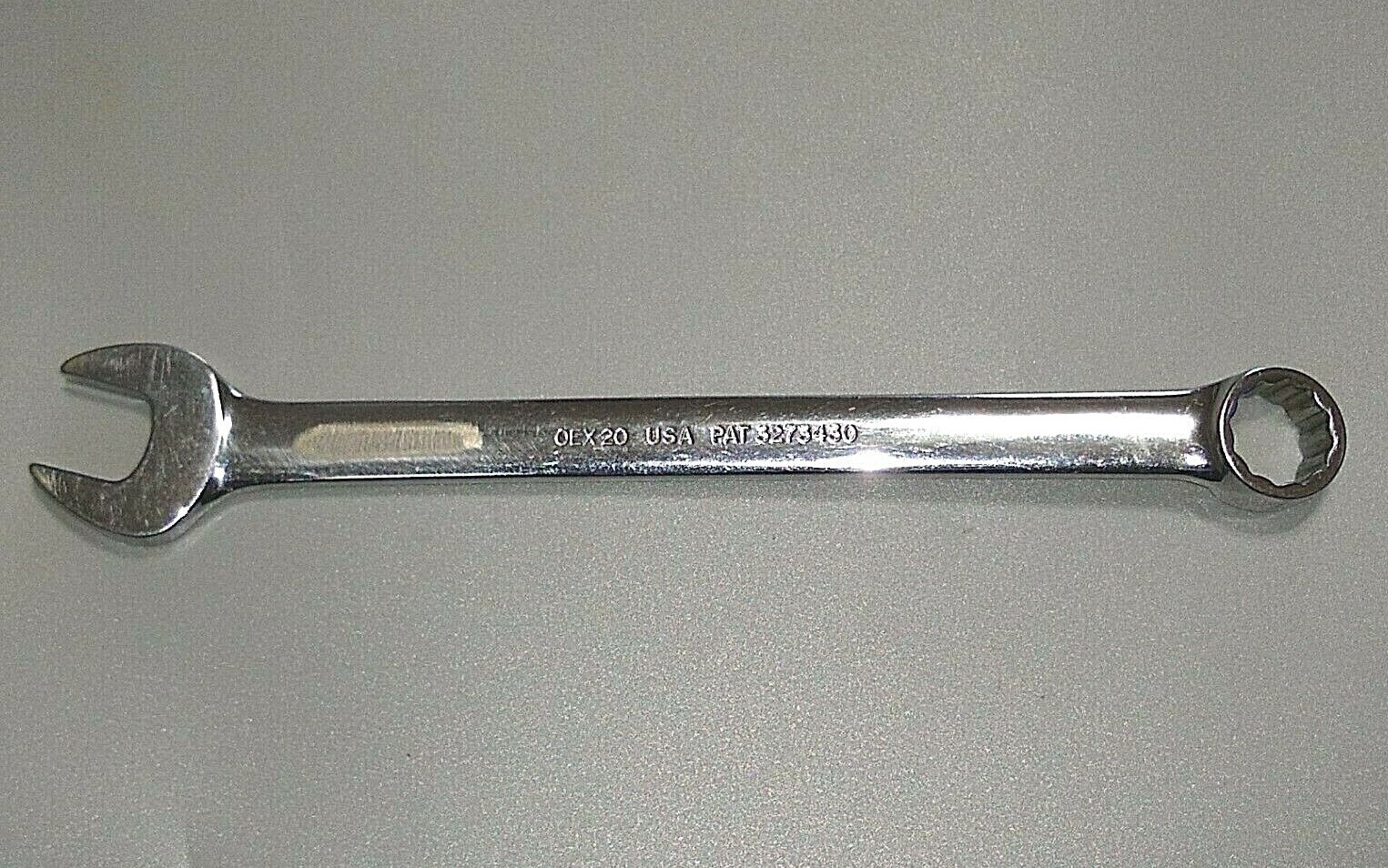 Snap on OEX-20, 5/8″ Combination Wrench, 12 Point, OFFSET. 8.6″ Long.