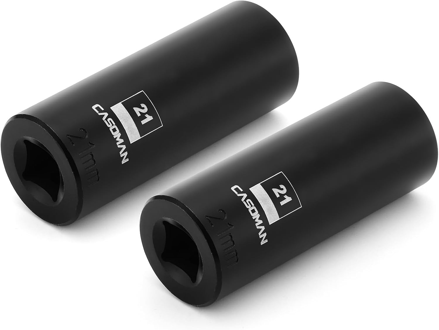 Elite 1/2-Inch Drive x 21mm Deep Impact Socket – 2PCS CR-MO Set, ANSI Compliant