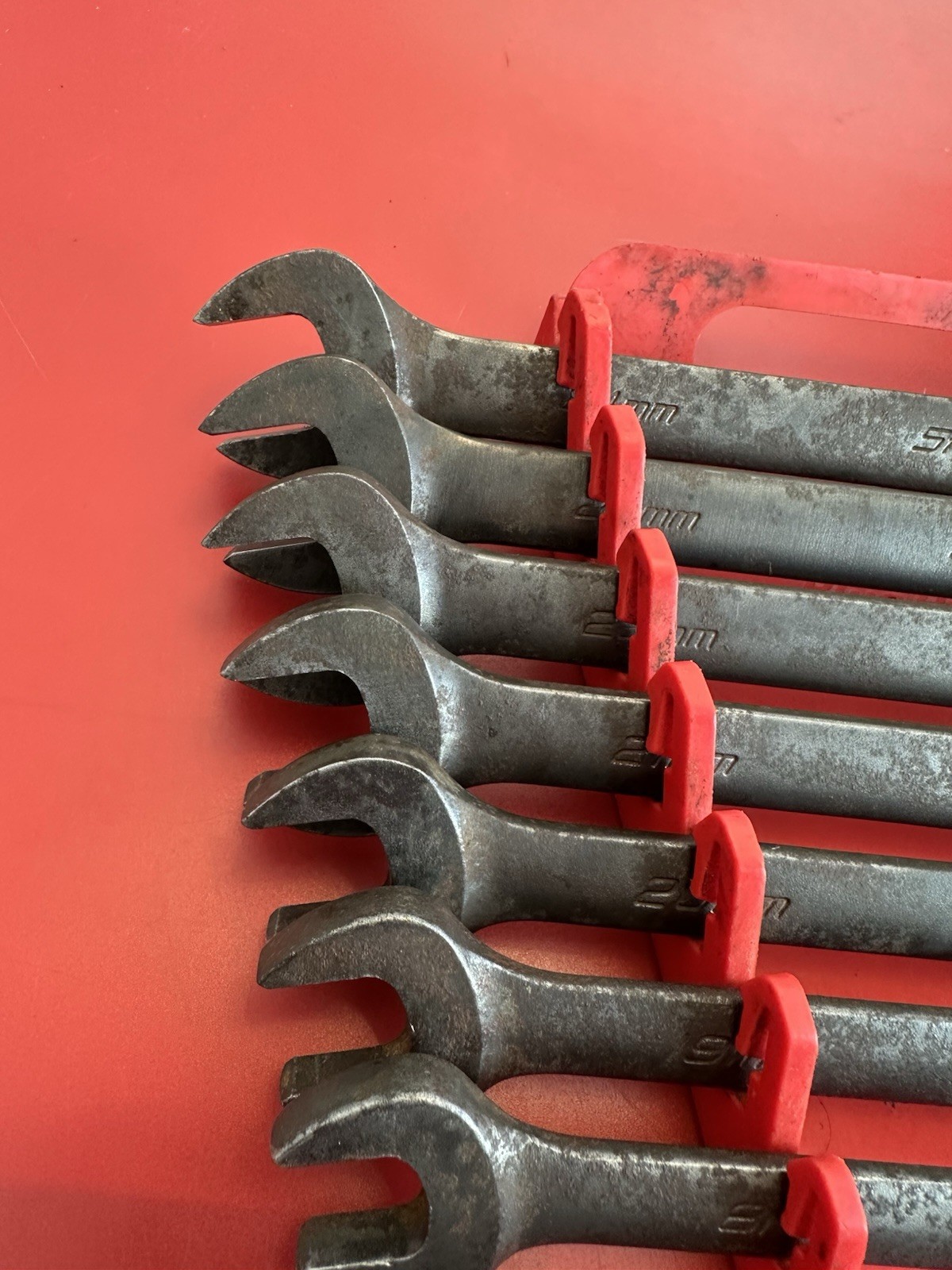 Snap On 15pc 12Point Metric Flank Drive Combination Wrench Set 10-24mm GOEXM715.