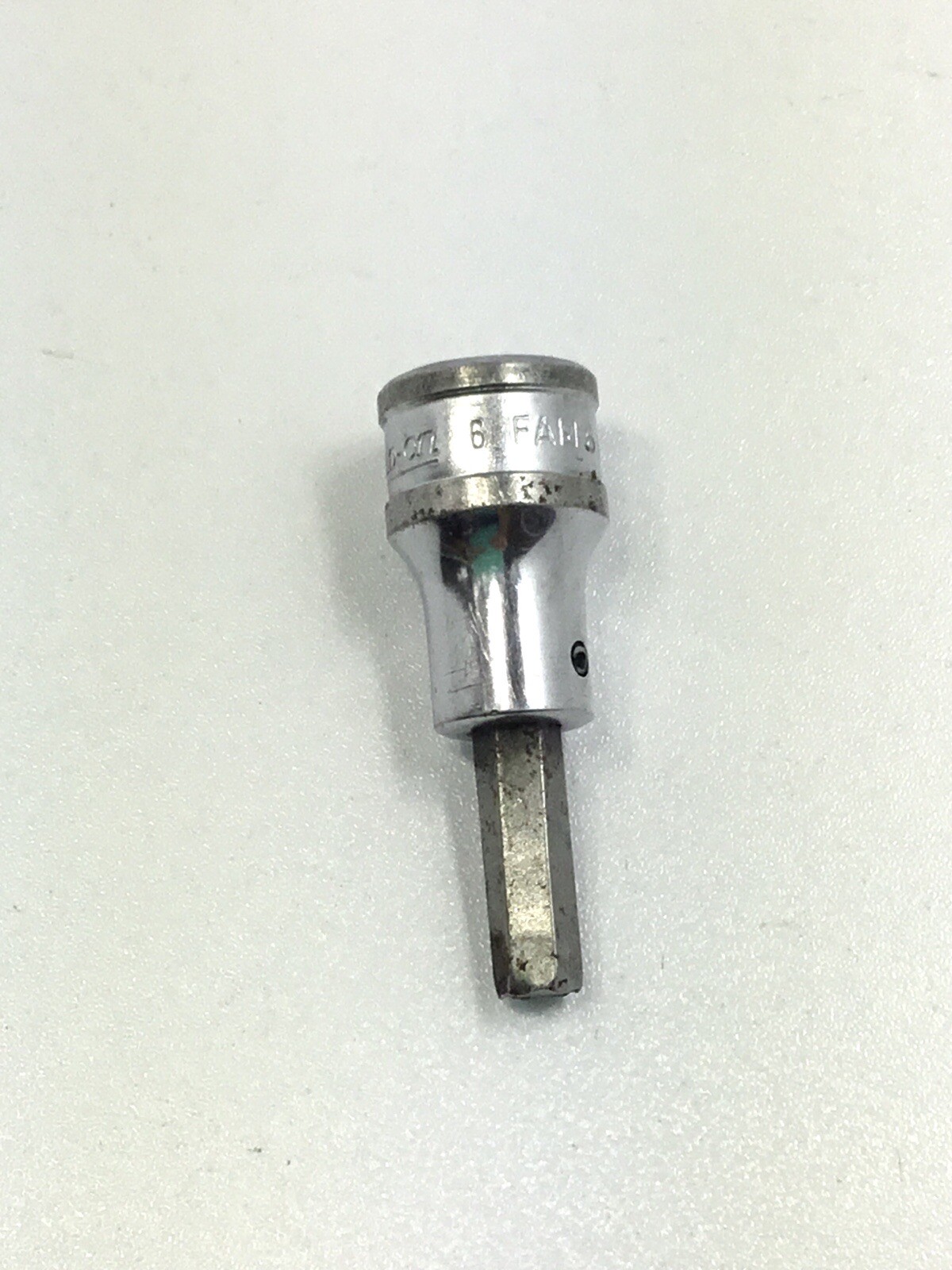 Snap-On Tools USA 3/8″ Drive 6mm Metric Hex Bit Chrome Socket Driver FAM6A