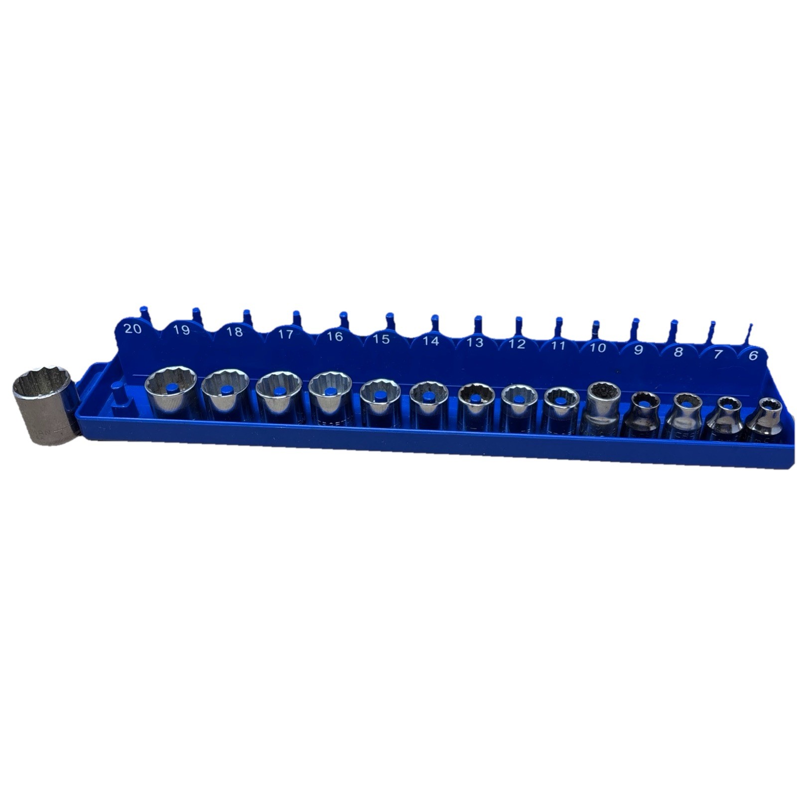 Craftsman 3/8”Drive Metric Socket Set 6mm to 21mm 12Pt USA No 20m