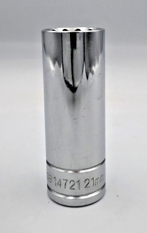 8 – Pc Craftsman And 1 – Pc 21 mm Pro-Grade 1/2 in Drive Metric Deep Sockets