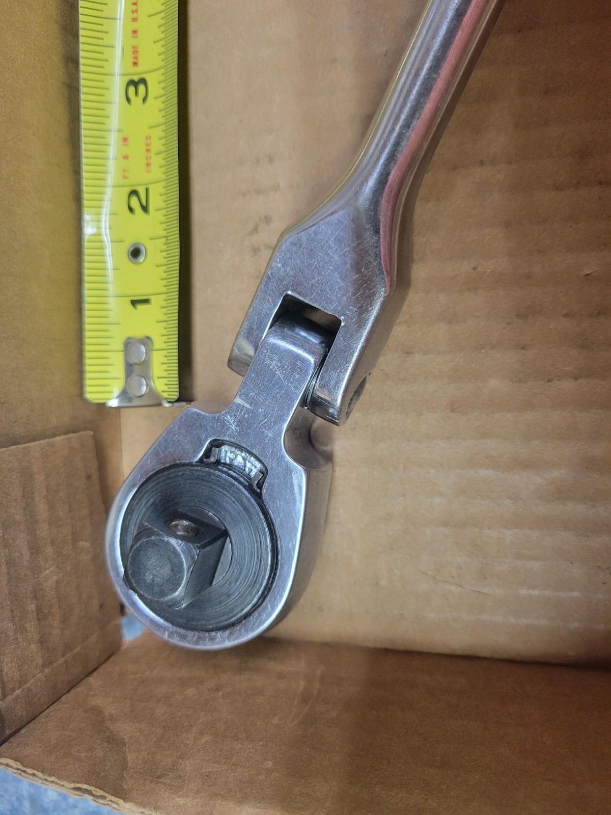 S-K Tools USA 1/2″ Drive Long Handle 17-1/2″ Flex Head Ratchet No 42472