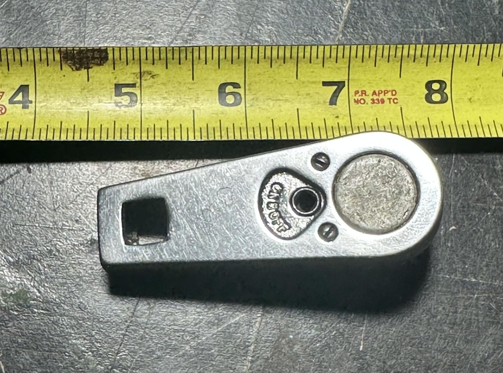 Snap-On 3/8″ Drive Ratchet Head F724 Turn An Extension Into Ratchet Handle
