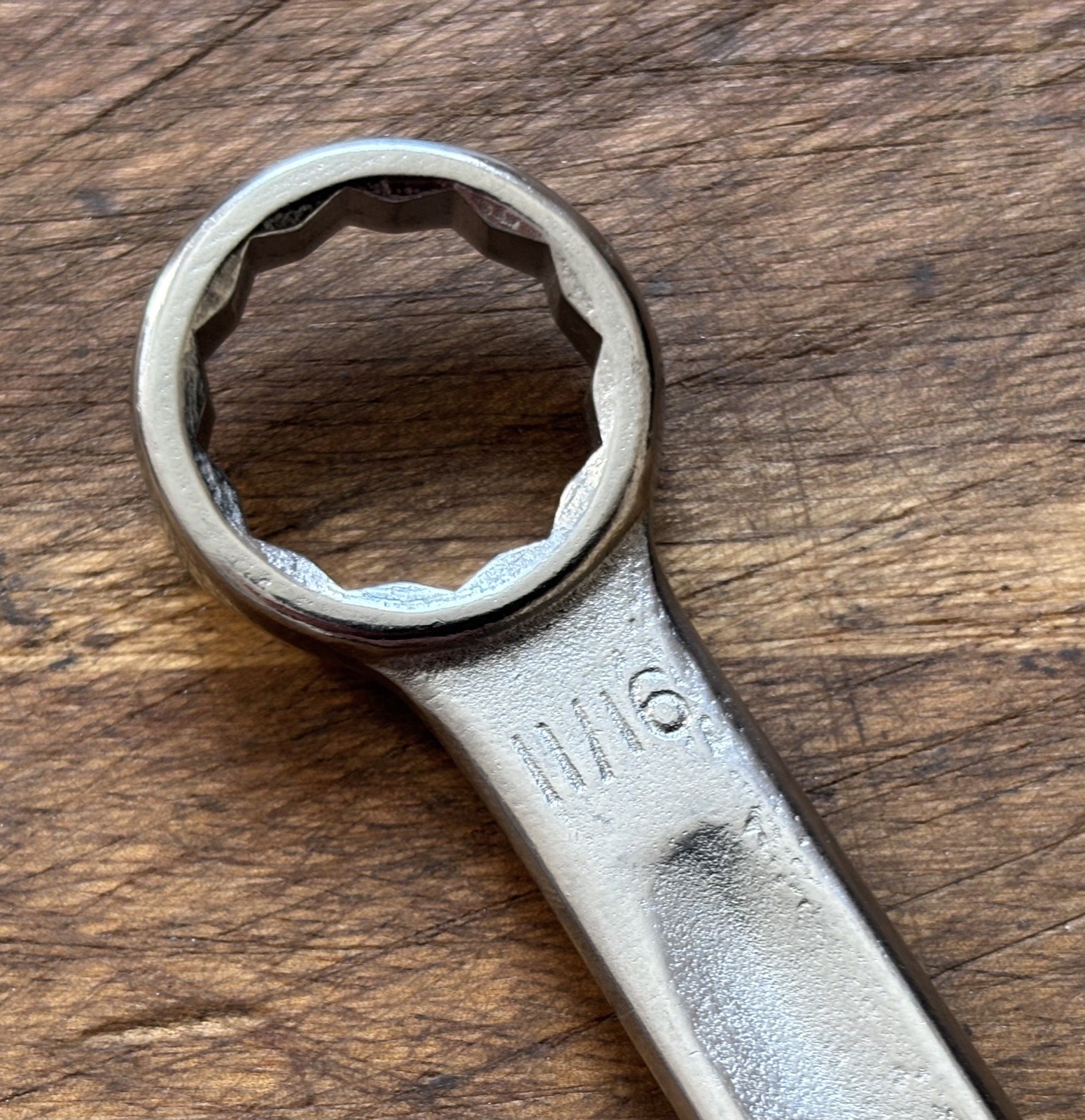 STAHLWILLE STABIL – 5/8” x 11/16” AF – slight cranked ring spanner / stored L/U