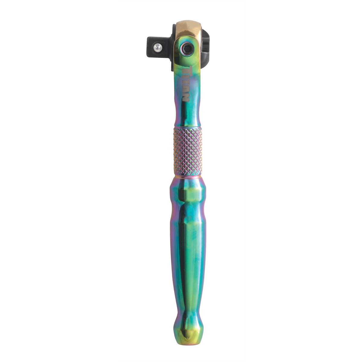 Titan 1/4 in. Drive Titanium Swivel Head Micro Ratchet