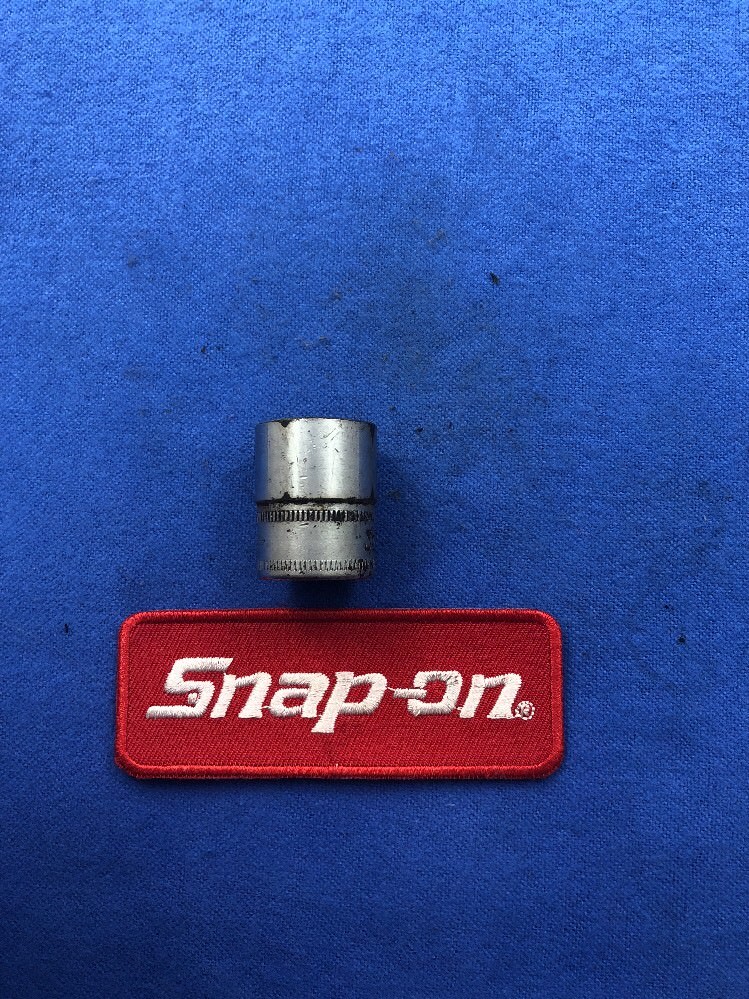Snap-On Tools USA 3/8″ Drive 16mm Metric 6 Pt Shallow Chrome Socket FSM161 (G4)