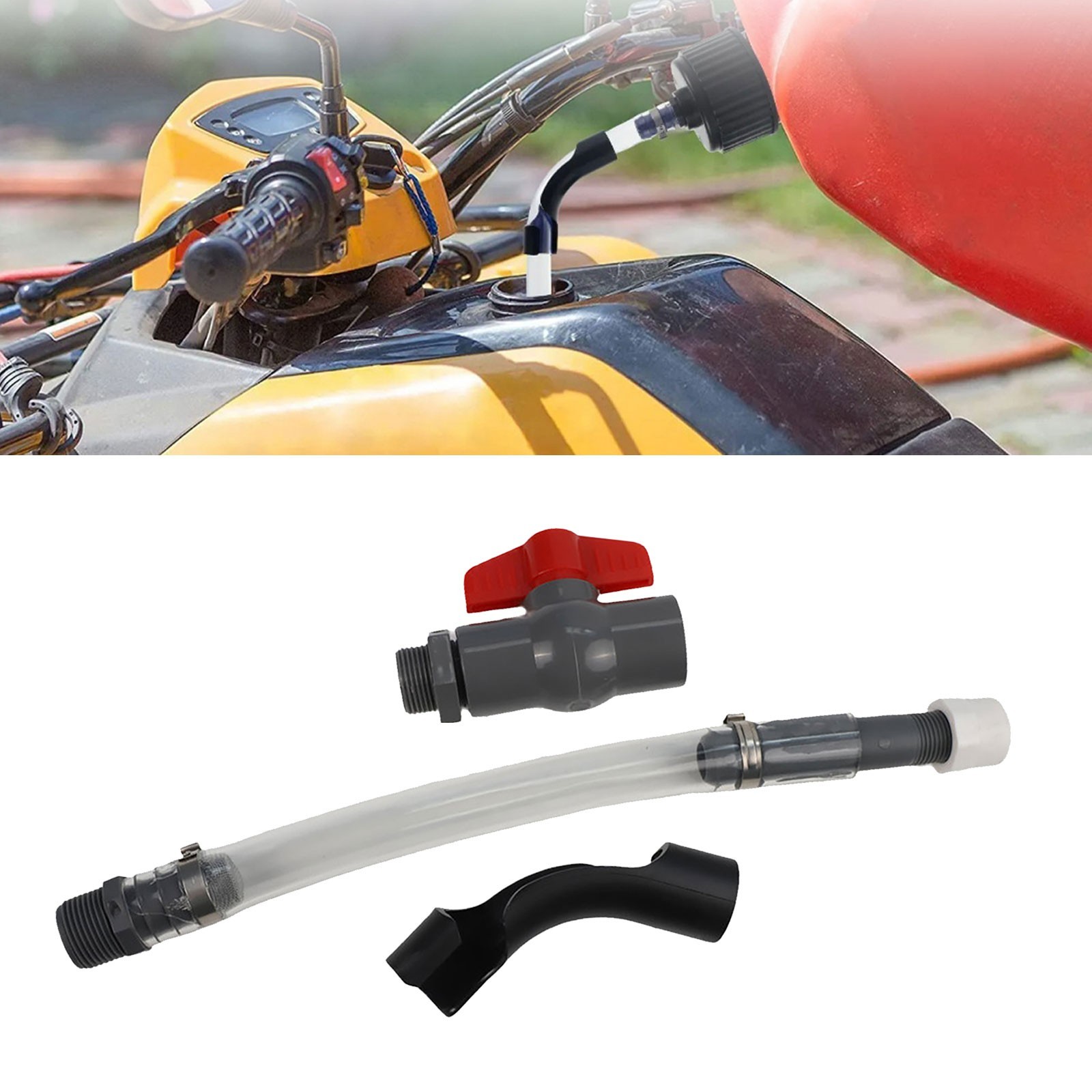 Fuel Filling Hose With Ball Valve For LC2 Fuel Tanks For Scribner For Jeg
