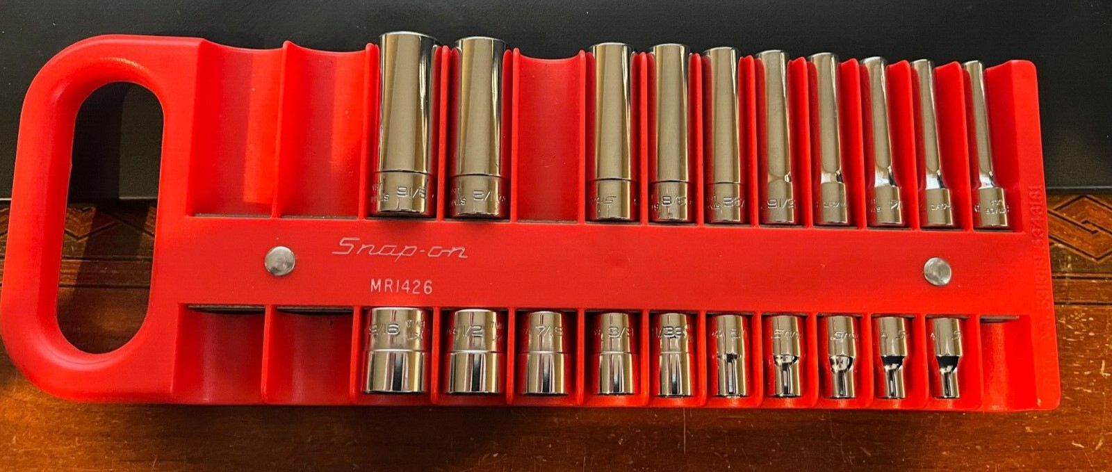 Snap-on 110STMDY & 110TMDY 1/4″ 12 Point Deep 6 Pt Shallow SAE Sockets and Mag