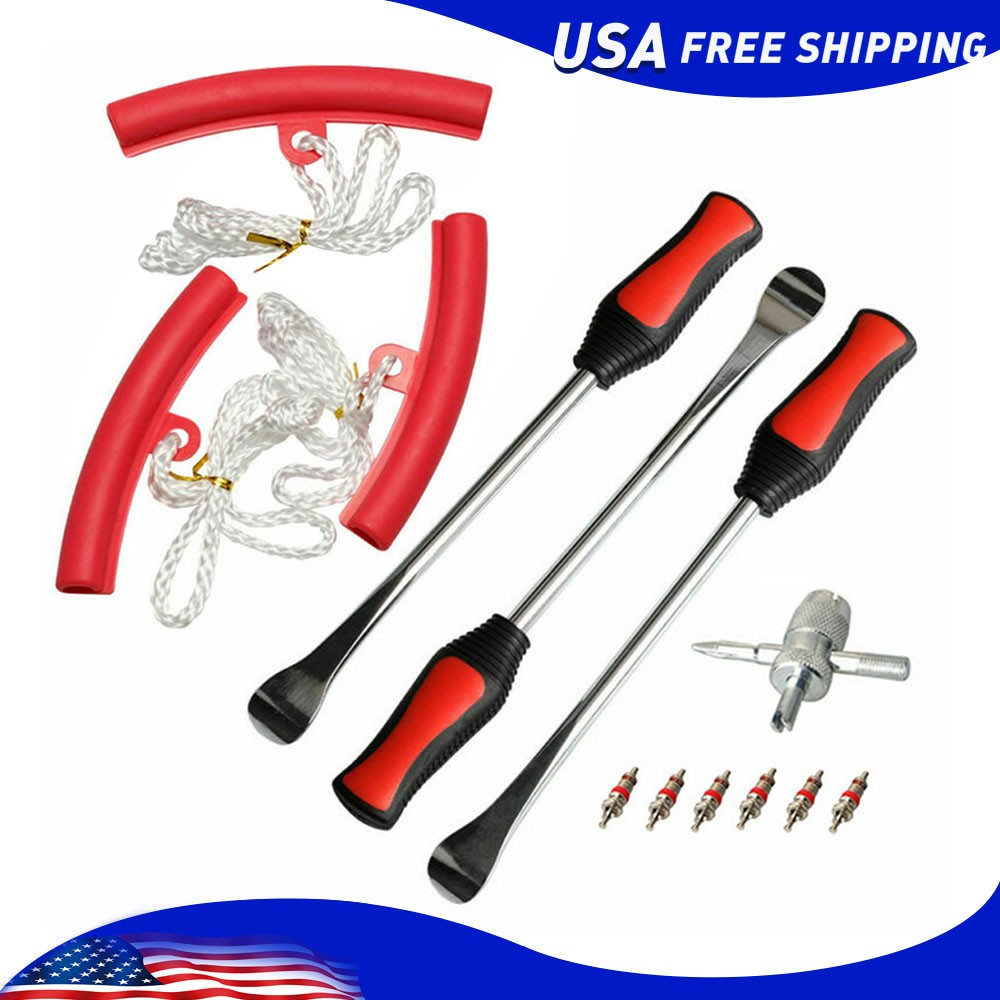 Steel Tire Spoon Lever Iron Tool Kit Professional Motorcycle Tire Changing Tool
