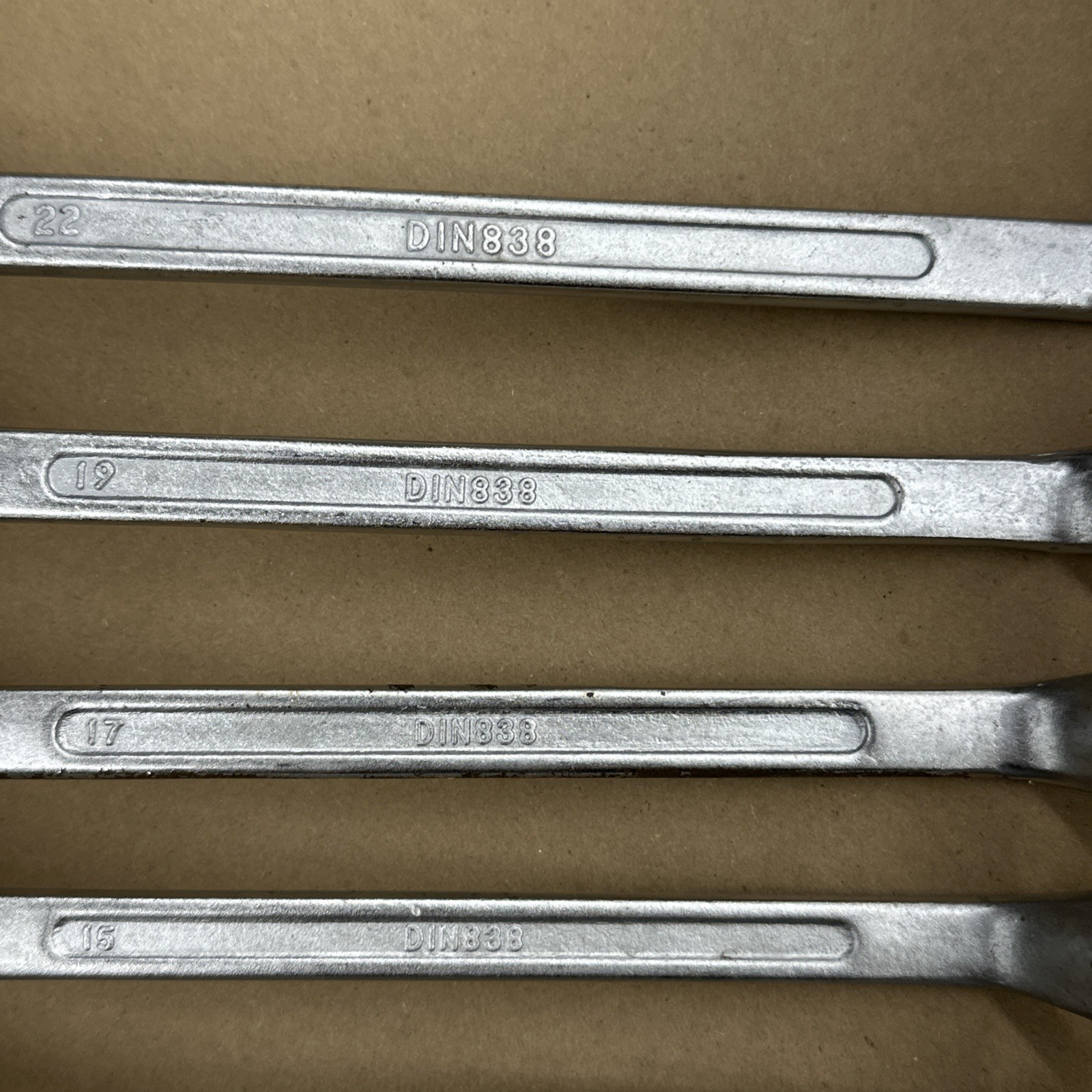 DIN 838 – 8 Piece Metric Offset Double Box Wrench Set 6mm-22mm Germany