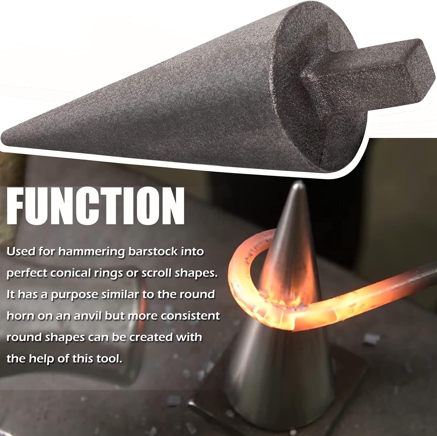 Blacksmith Anvil Mandrel Metal Forming Hardy Blacksmith Anvil Forge Vise Tool