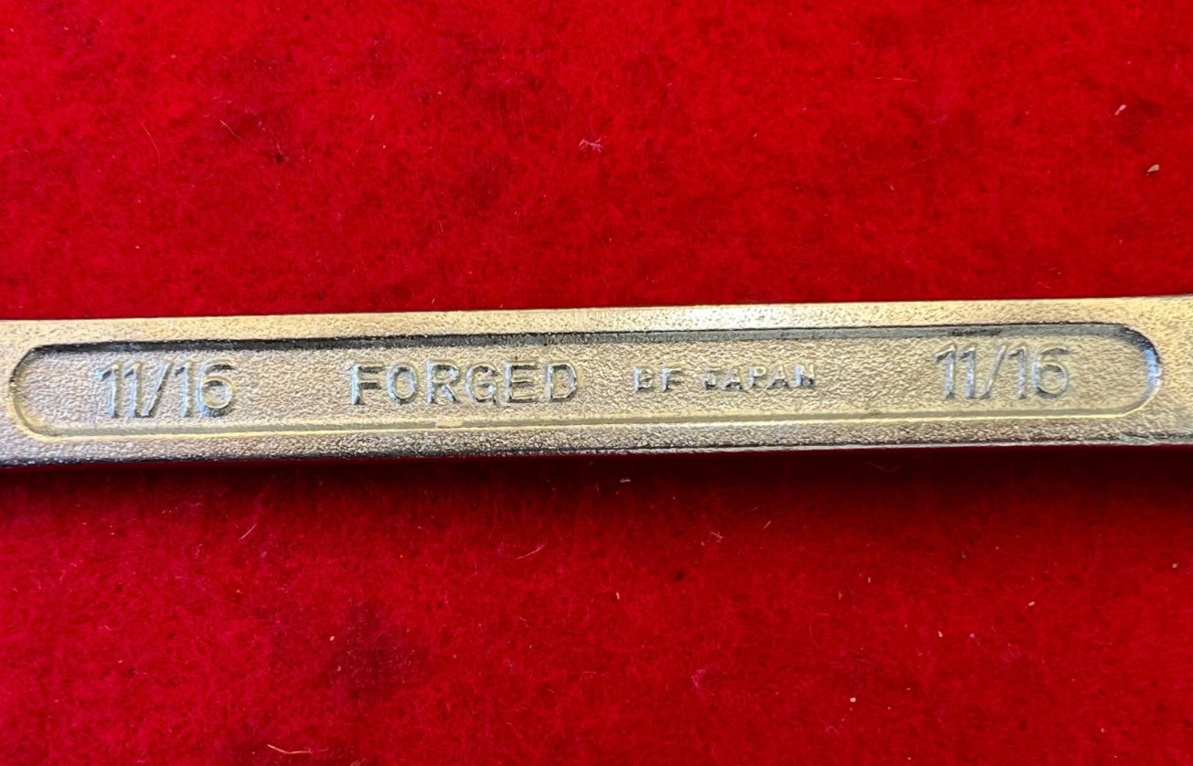 Vintage Sears 11/16″ 12pt Combination Wrench Forged BF Japan 7 3/4”
