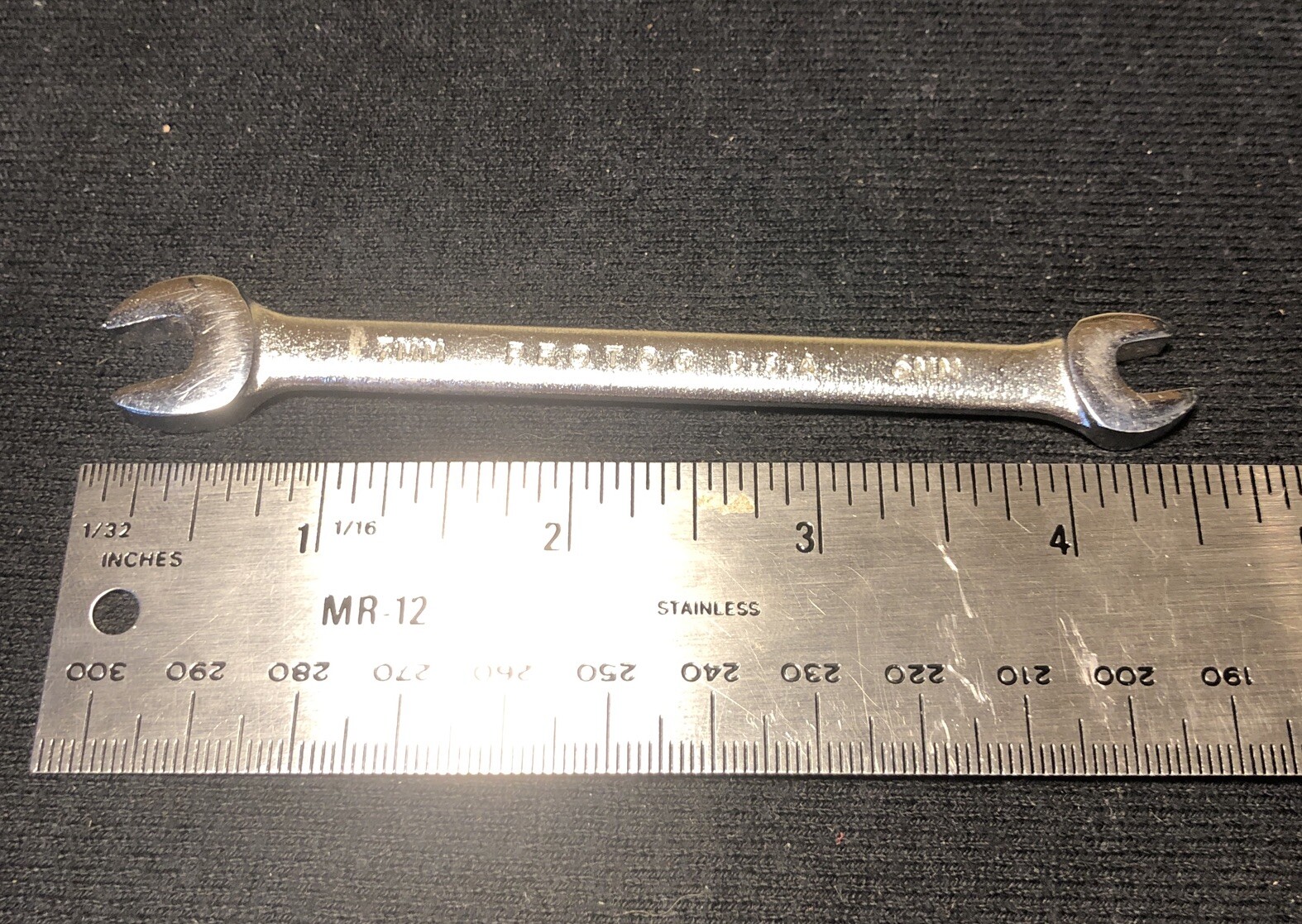 Vintage Proto 6 x 7 mm Double Open Ended Wrench No. 30607 USA NOS!
