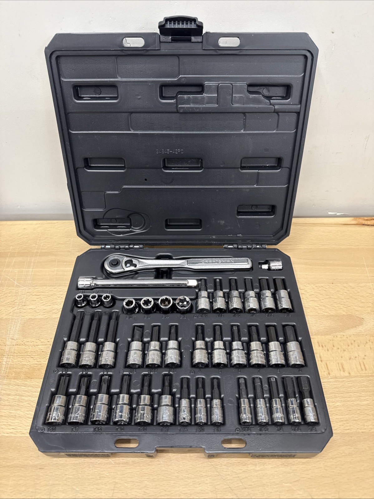 Craftsman 42 piece 1/4 and 3/8-inch Drive Bit & Torx Bit Socket Wrench Set