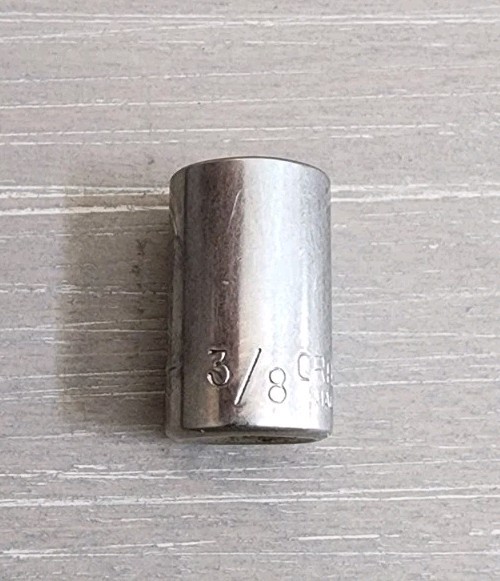 Craftsman USA 3/8″ Socket 6 Point 1/4″ Drive (No Stamped Catalog Number)
