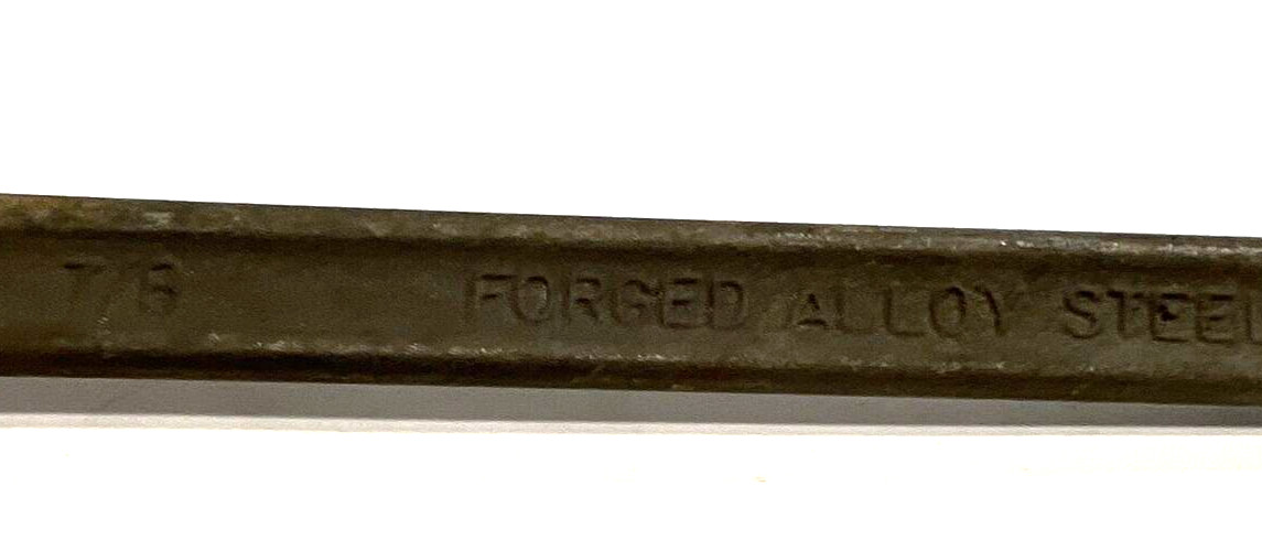 NOS Lectrolite Forged Alloy Steel Wrench 13/16″ & 7/8″ Offset Wrench 12″ USA