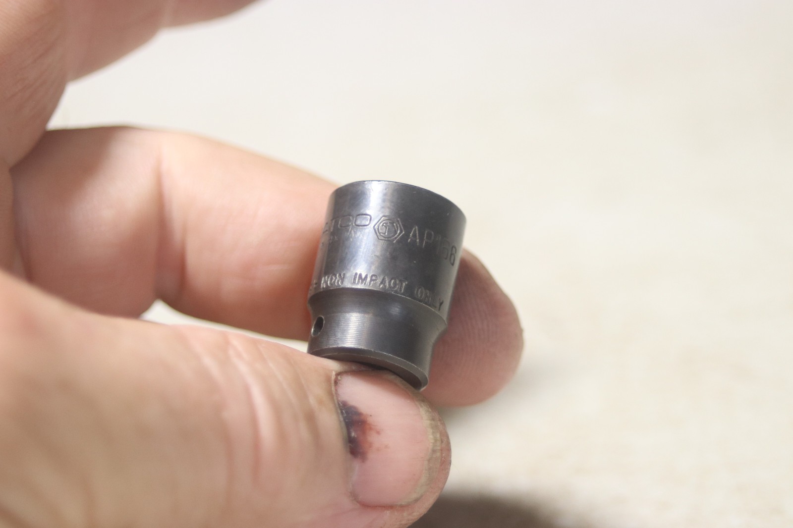 Matco Tools AP166 1/4 Inch Drive 1/2 6 Point Socket