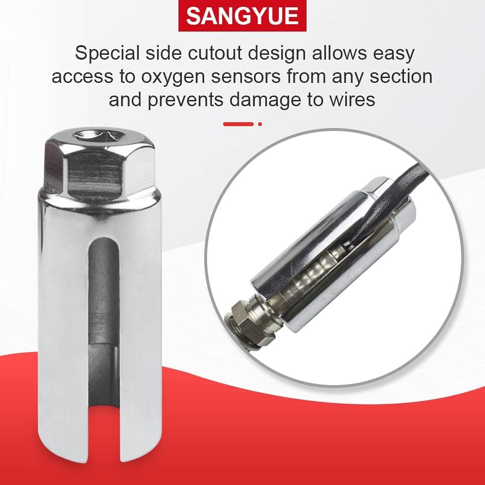 «Oxygen Sensor Socket Wrench Kit, 5pcs Thread Chaser & 02 Sensor Remover Tool»