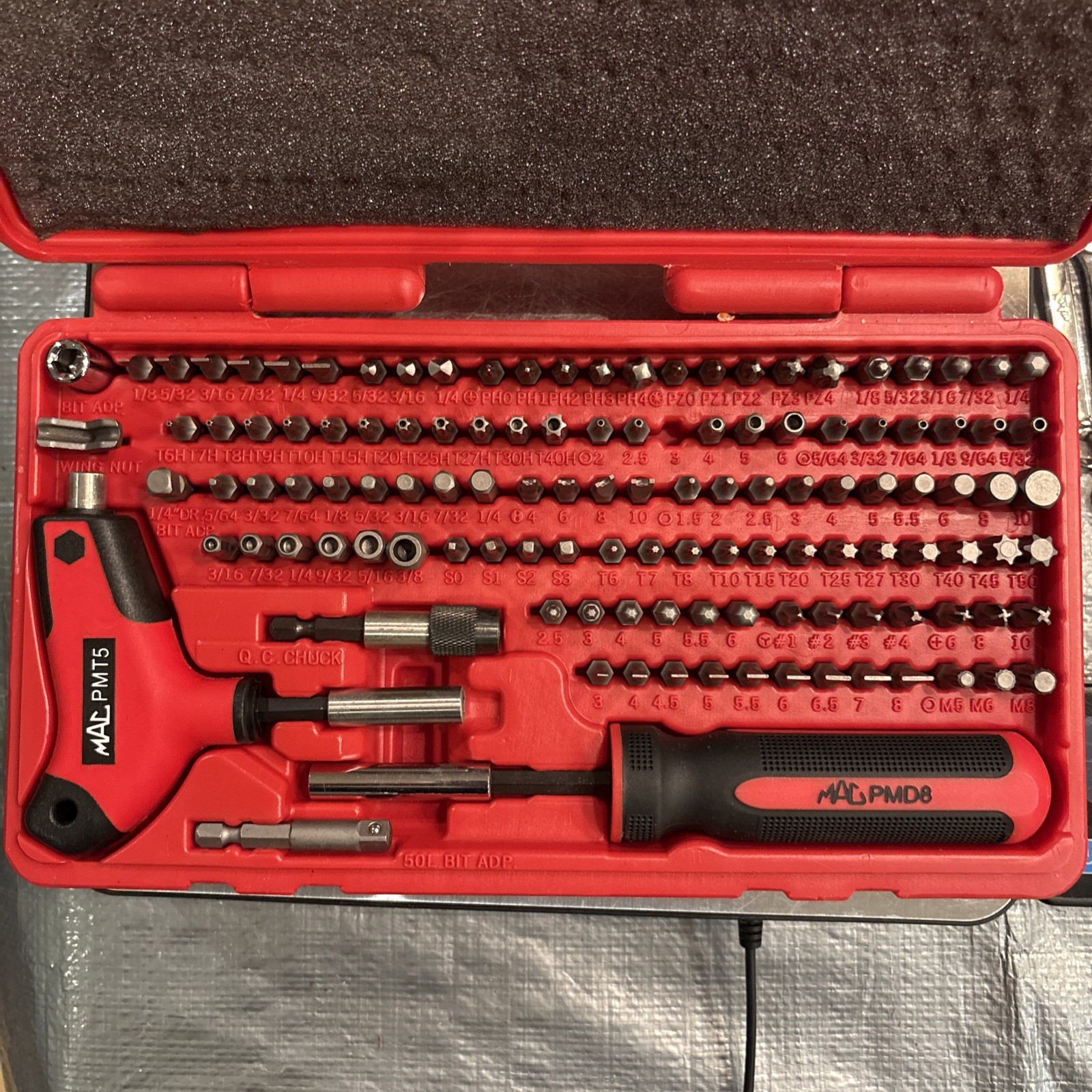 Mac Tools 123 Piece Master Bit Set