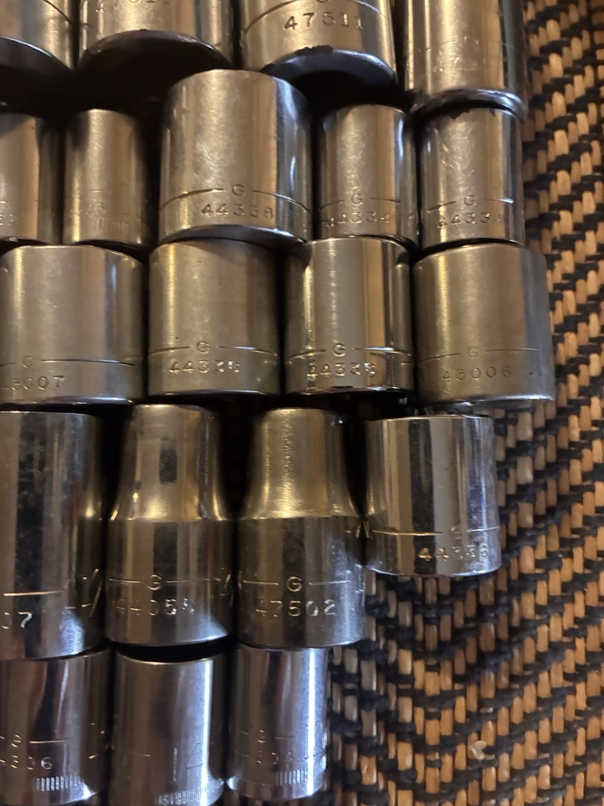 Vintage Craftsman G Series Socket Lot 36 Sockets See Description For Details