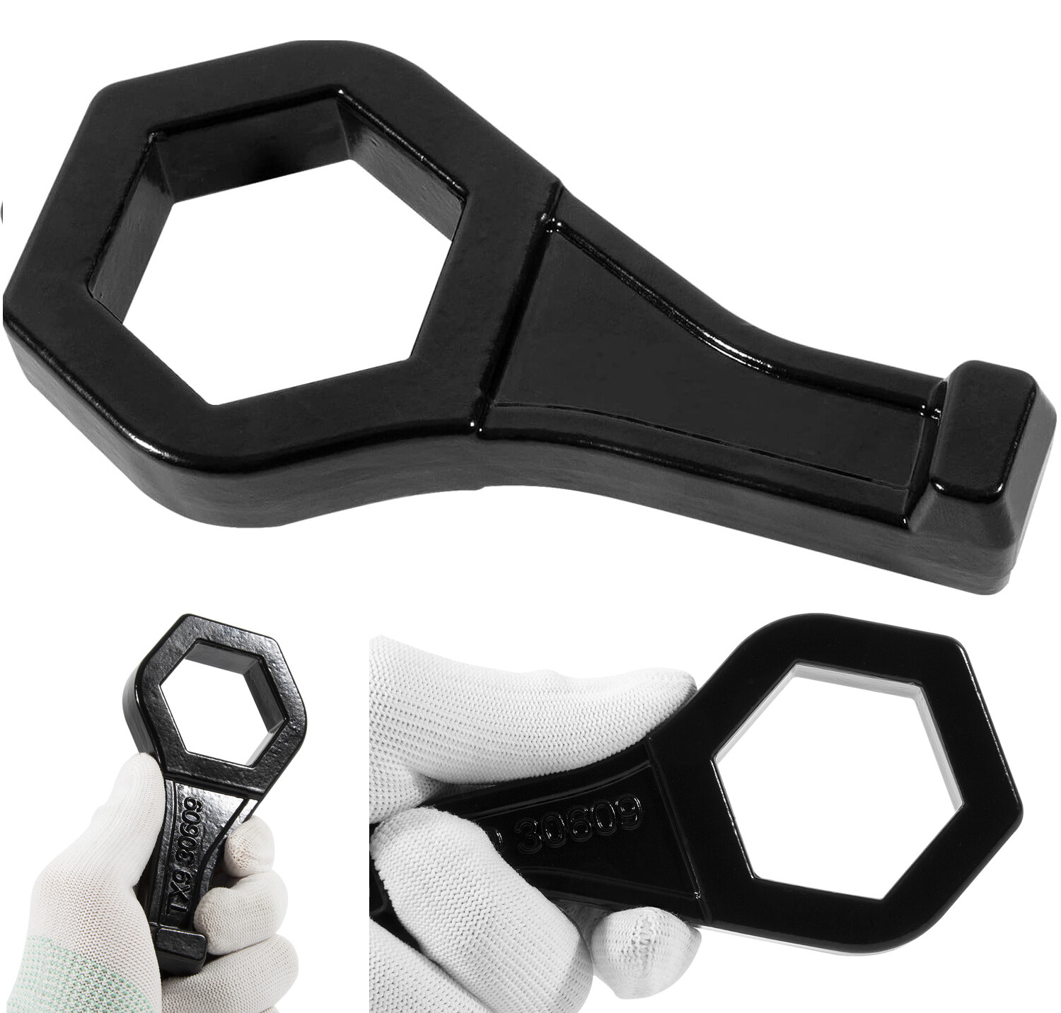 30609 Model TX9 Cap Nut Wrench Outer Nut Wrench for Porkchop Style, Size 1-1/2″