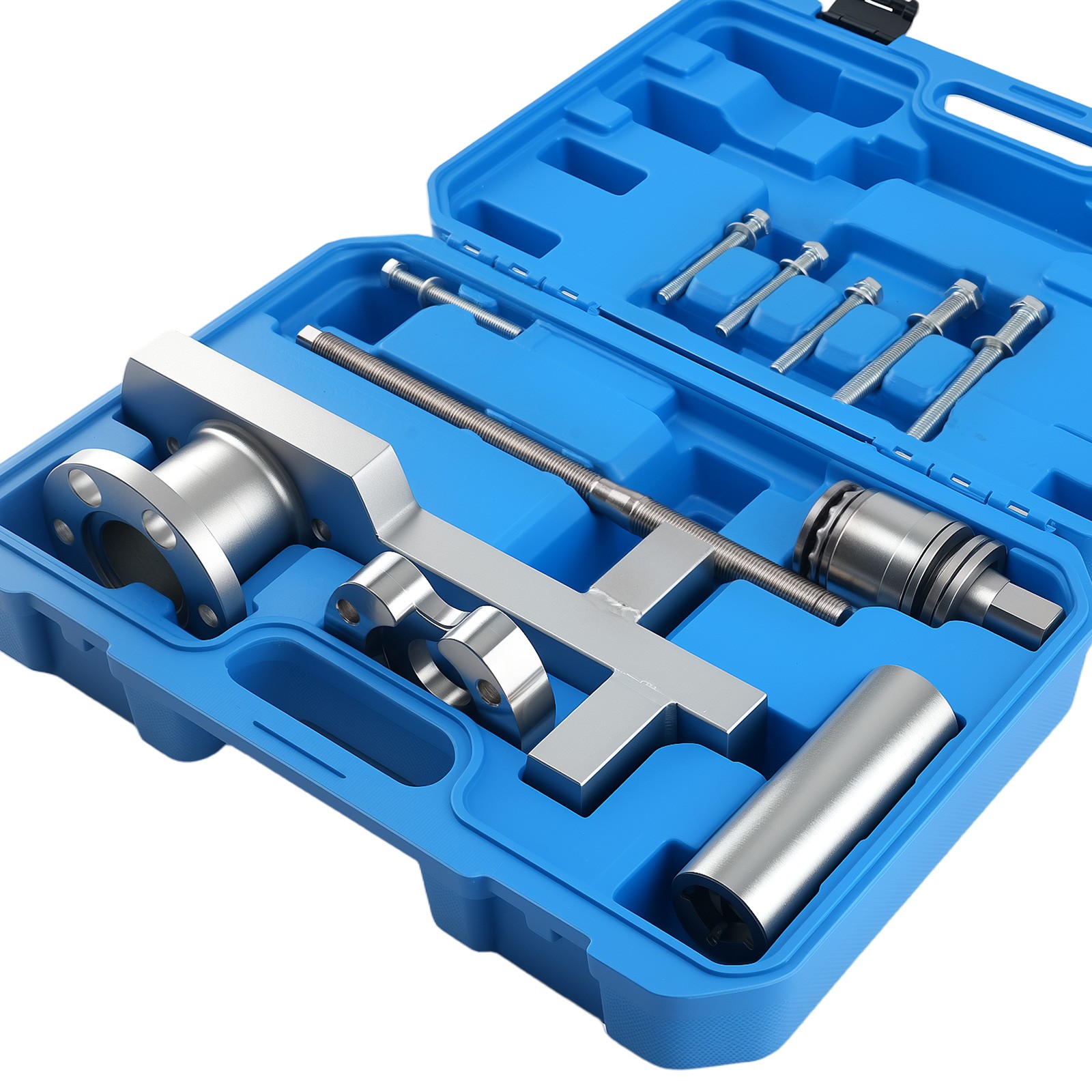 Crankshaft Pulley Removal Install Tool Kit for Land Rover Jaguar 3.0 V6, 5.0 V8