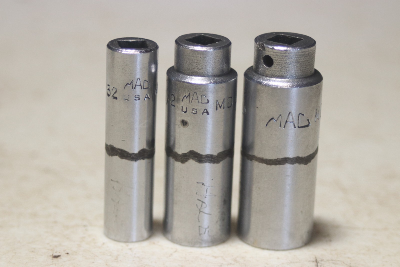 MAC Tools 1/4 Inch Drive Socket Lot 27 Pieces ALL Different SAE Metric