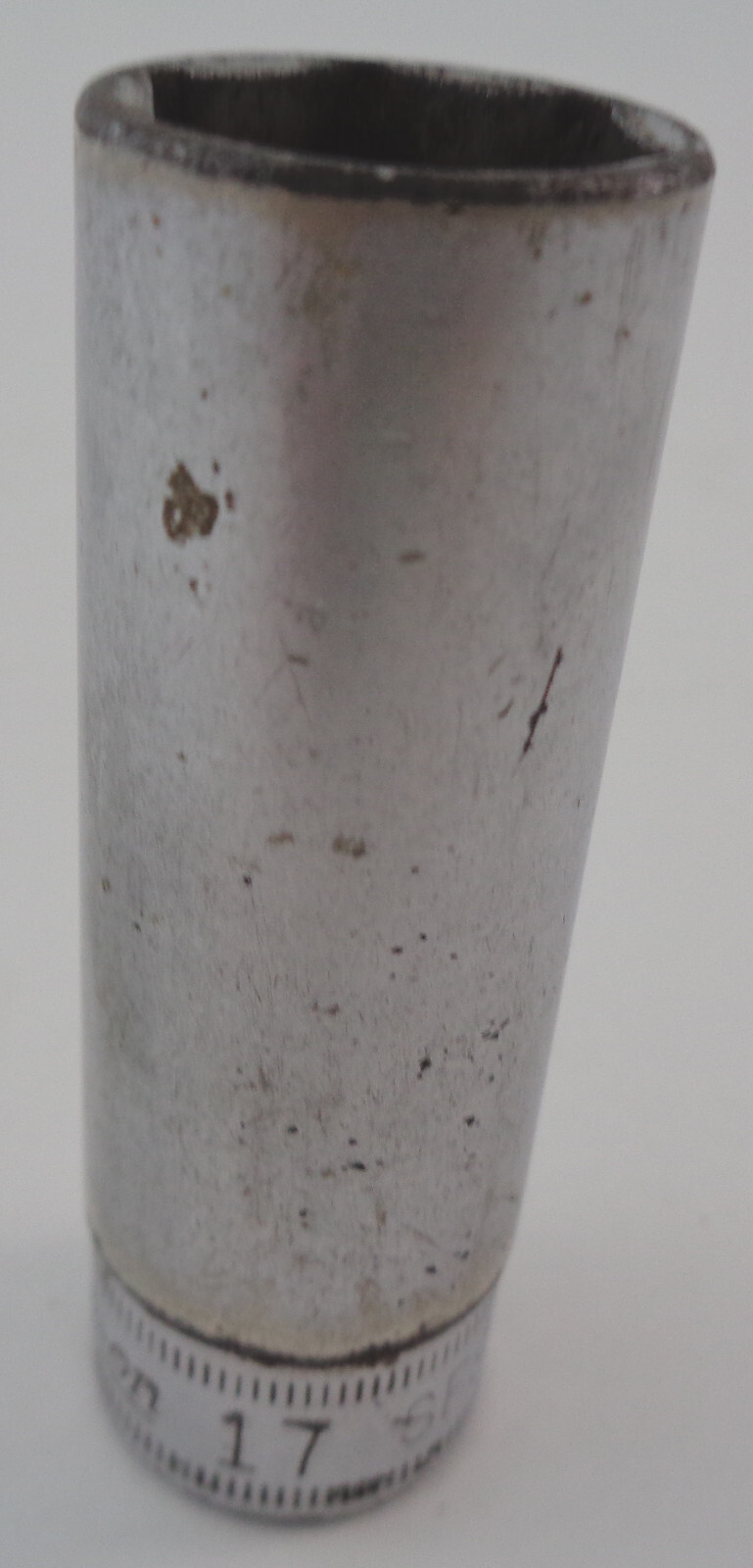 Snap-on USA SFSM17 metric 3/8″ drive 17mm 6 point deep chrome socket: 1982 date