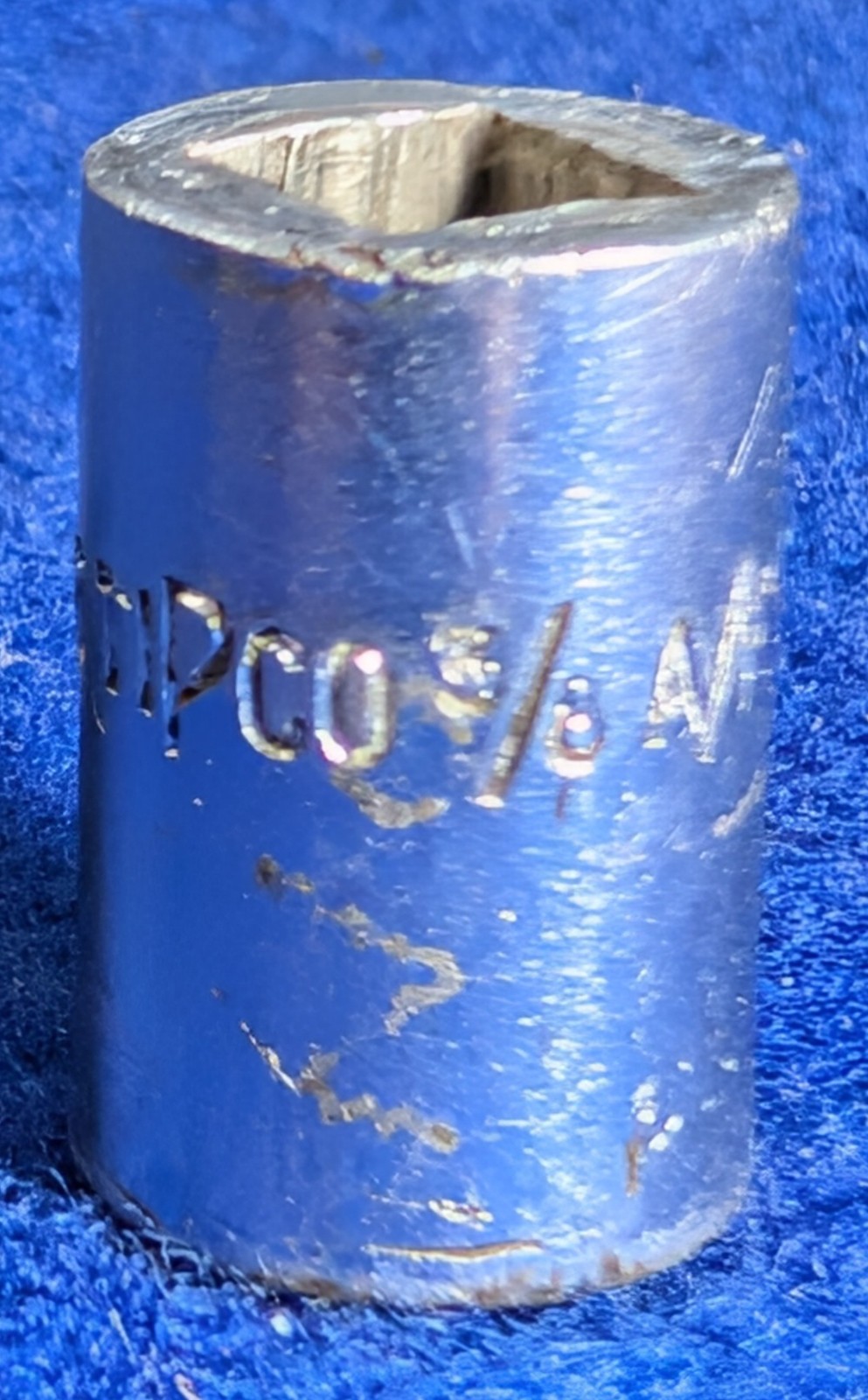 Vintage TIPCO TA12 1/4″ Drive 6 Point, 3/8″ AF Shallow Socket British Made