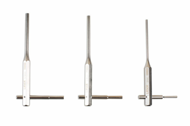 Laser 7865 3 Piece Twin Function Brake Pin Punch Set