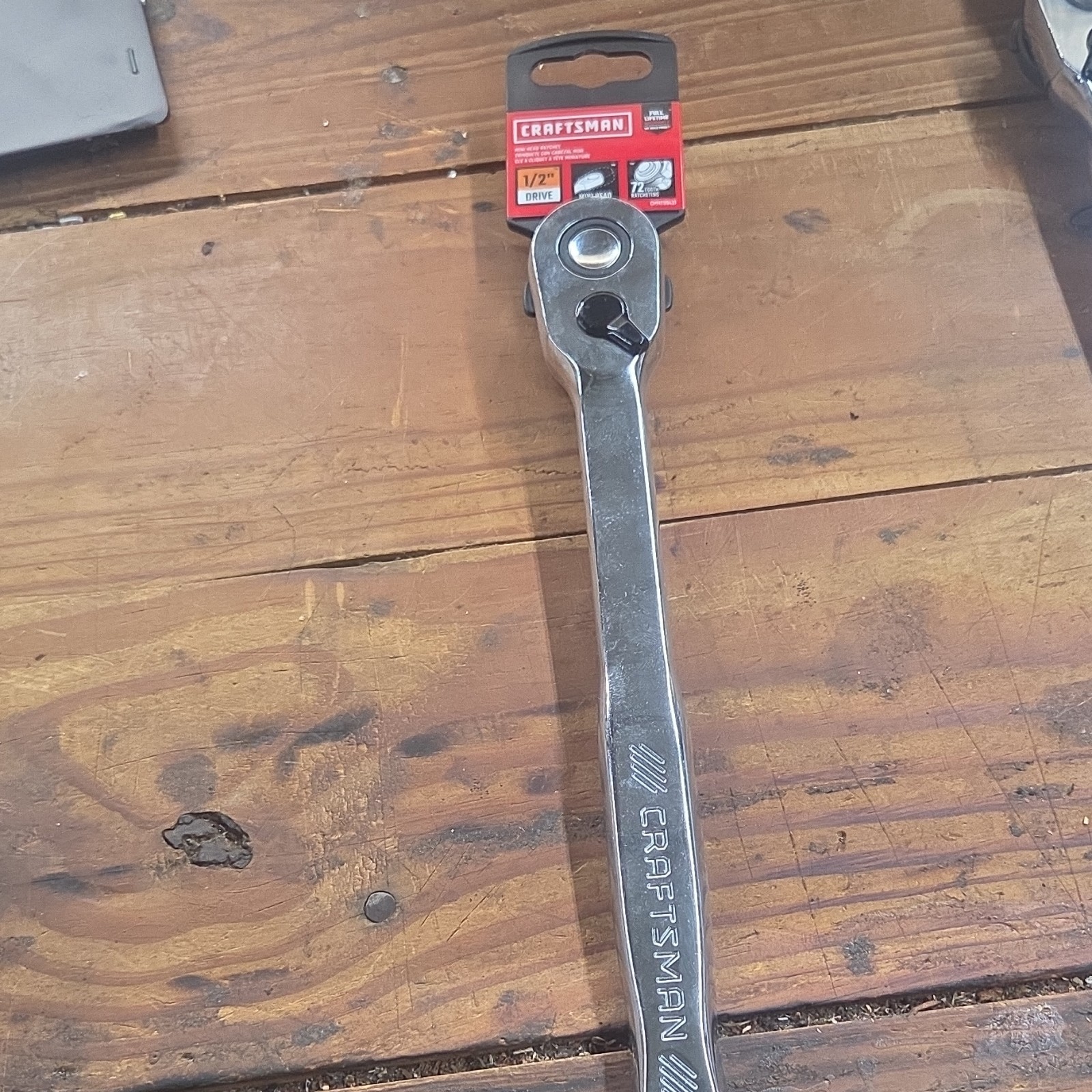 Craftsman 1/2 Drive 72 Tooth Cmmt99431 Quick Release Ratchet