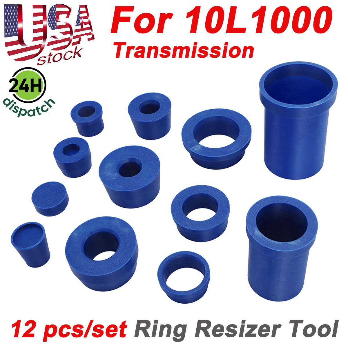 For GM 10L1000 Transmission Ring Resizer Tool & Expanders Tool 12-Piece/set US