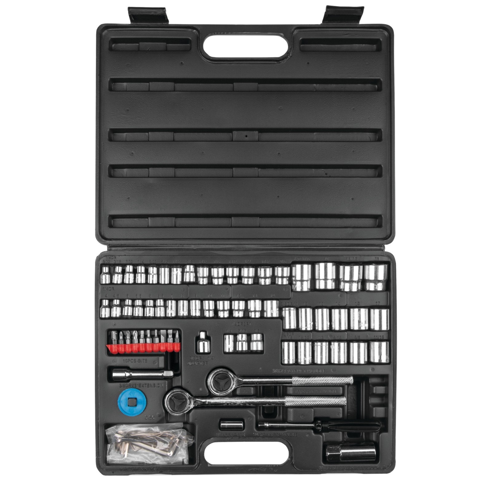 SAE/Metric 85-Piece Socket (1/4-Inch, 3/8-Inch & 1/2-Inch Drive) & Bit Set