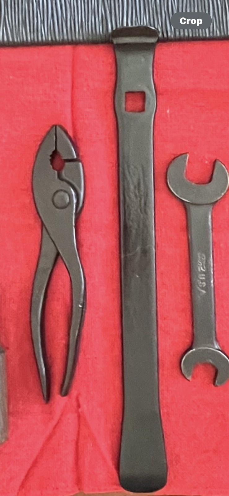 Vintage 1936 Ford Tool Kit 100% Correct & Complete with 7 Tools and Tool Bag