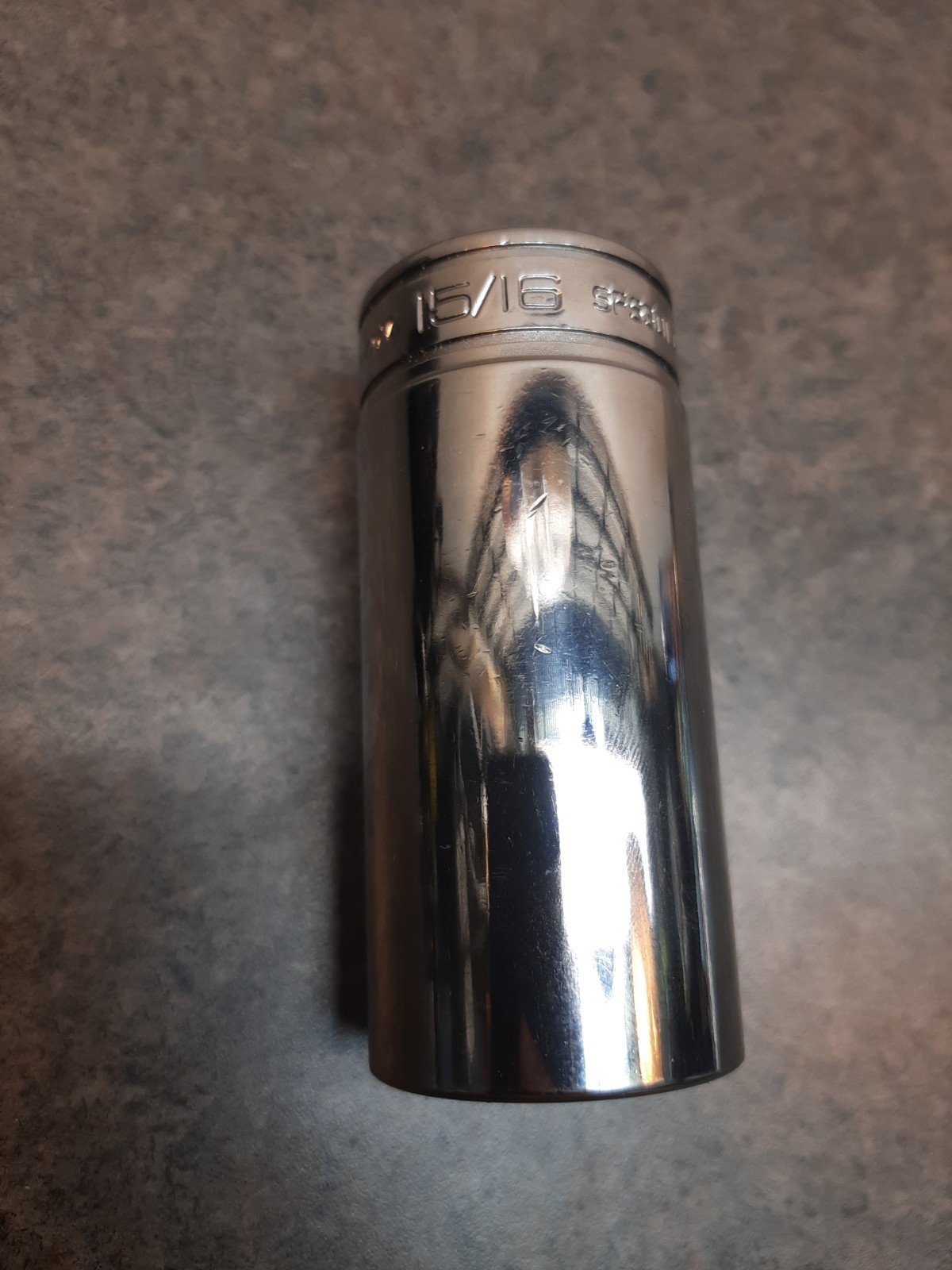 NEW SNAP ON 15/16 DEEP CHROME SOCKET 6 POINT 3/8 DR. NO. SFS301
