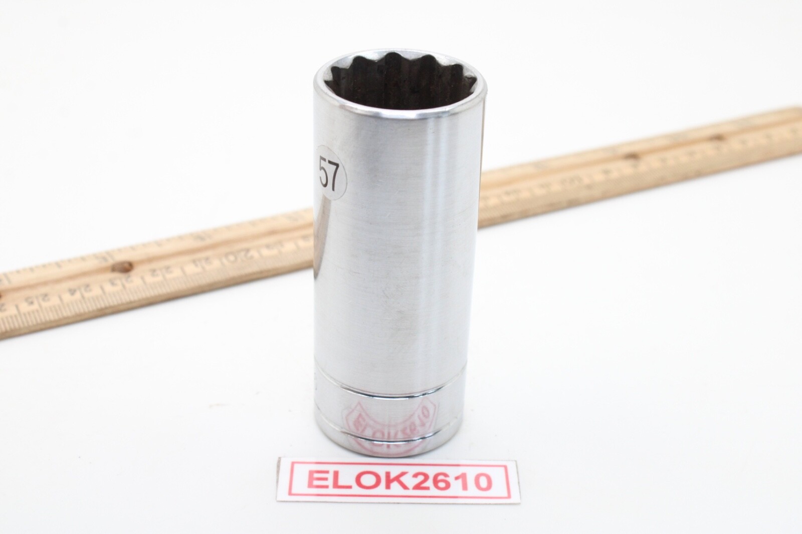 Pro-Grade 14308 15/16″ 1/2″ Drive 12 Point SAE Chrome Deep Well Socket
