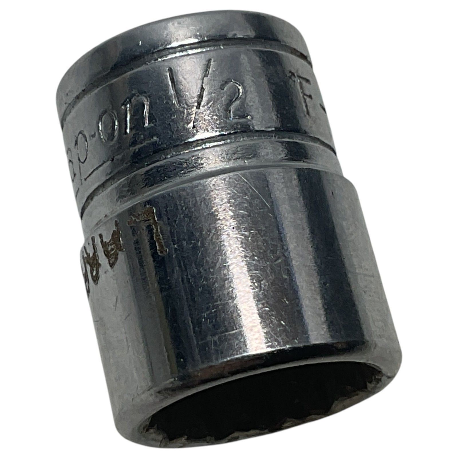 Snap-on F161 1/2″ SAE Shallow Socket 12 Point 3/8″ Drive Chrome USA Tool